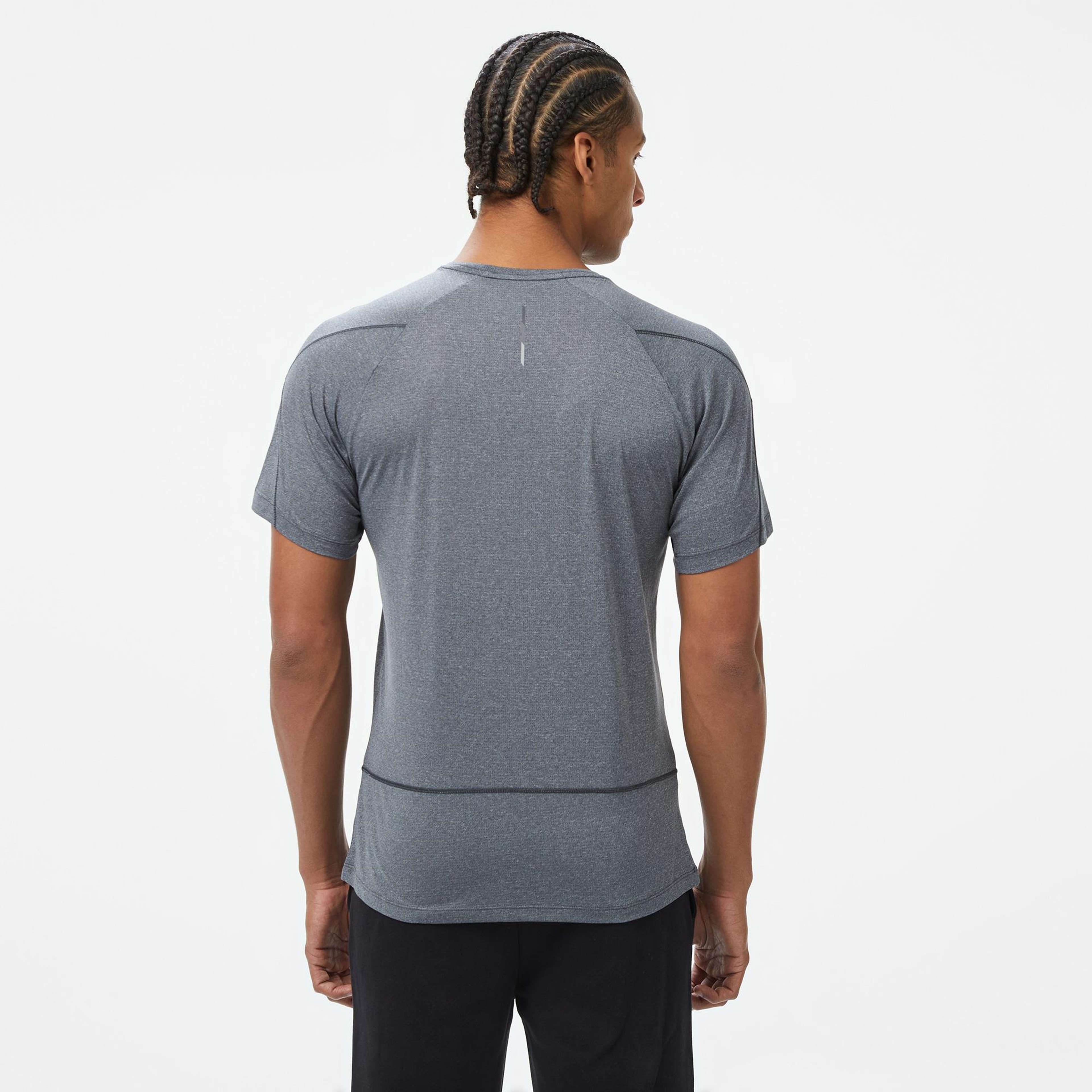 Salomon Cross Run Erkek Gri Koşu T-Shirt