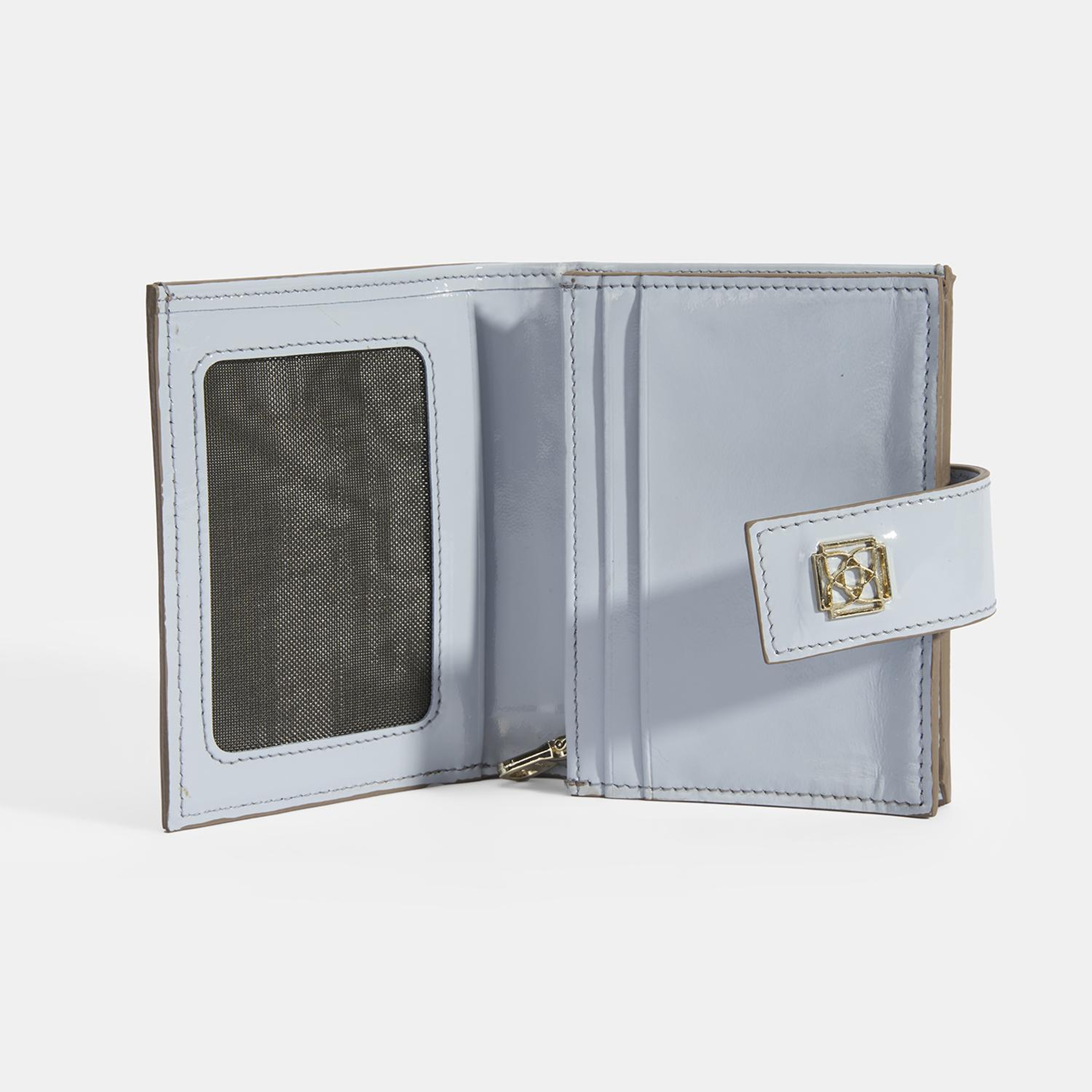 Kadın Ten / Mavi Deri Cüzdan