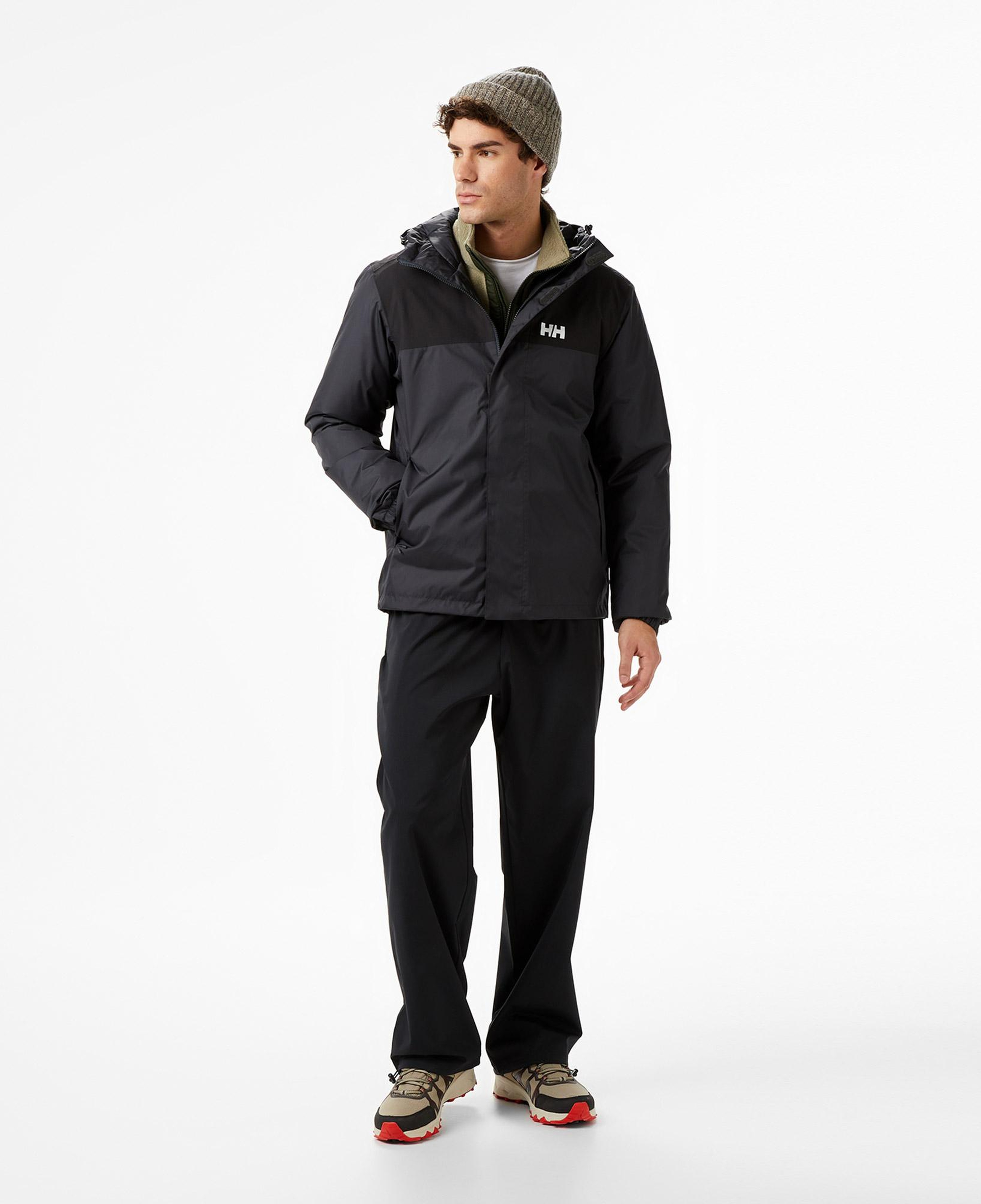 Helly Hansen Vancouver Fleece Lined Erkek Siyah Outdoor Mont
