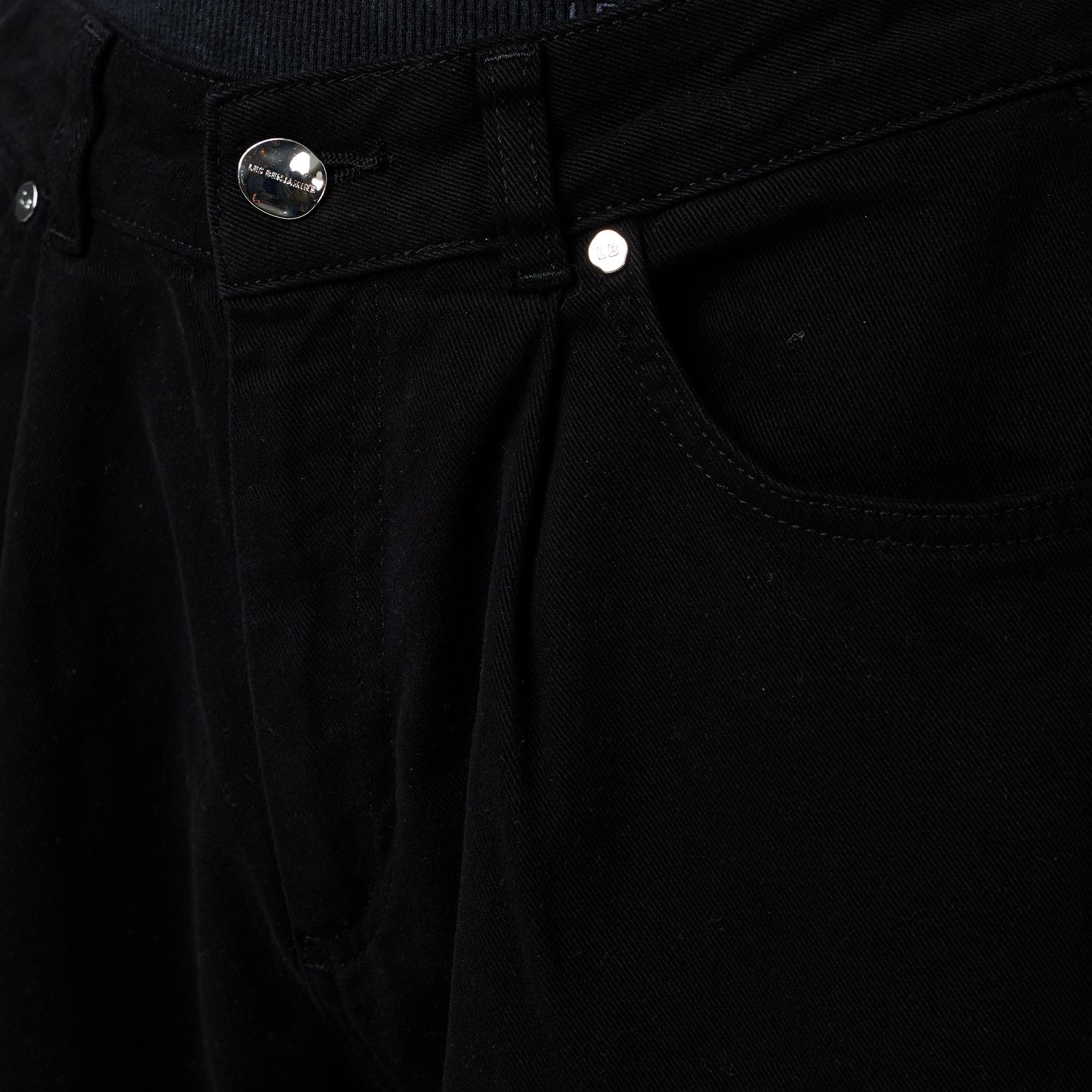 Les Benjamins Regular Fit Kadın Siyah Pantolon