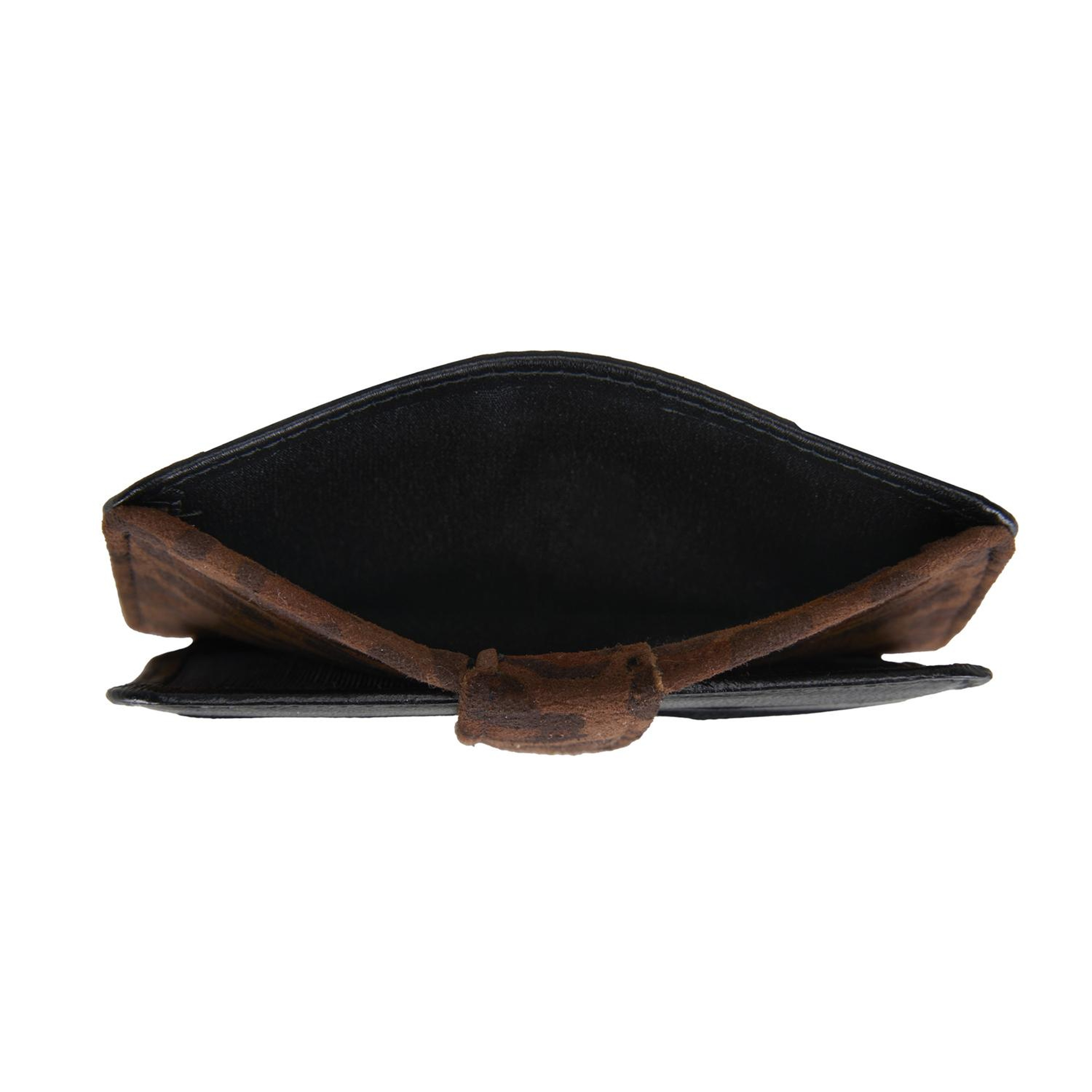 Diona Siyah/ Leopar Baskılı Kadın Cüzdan