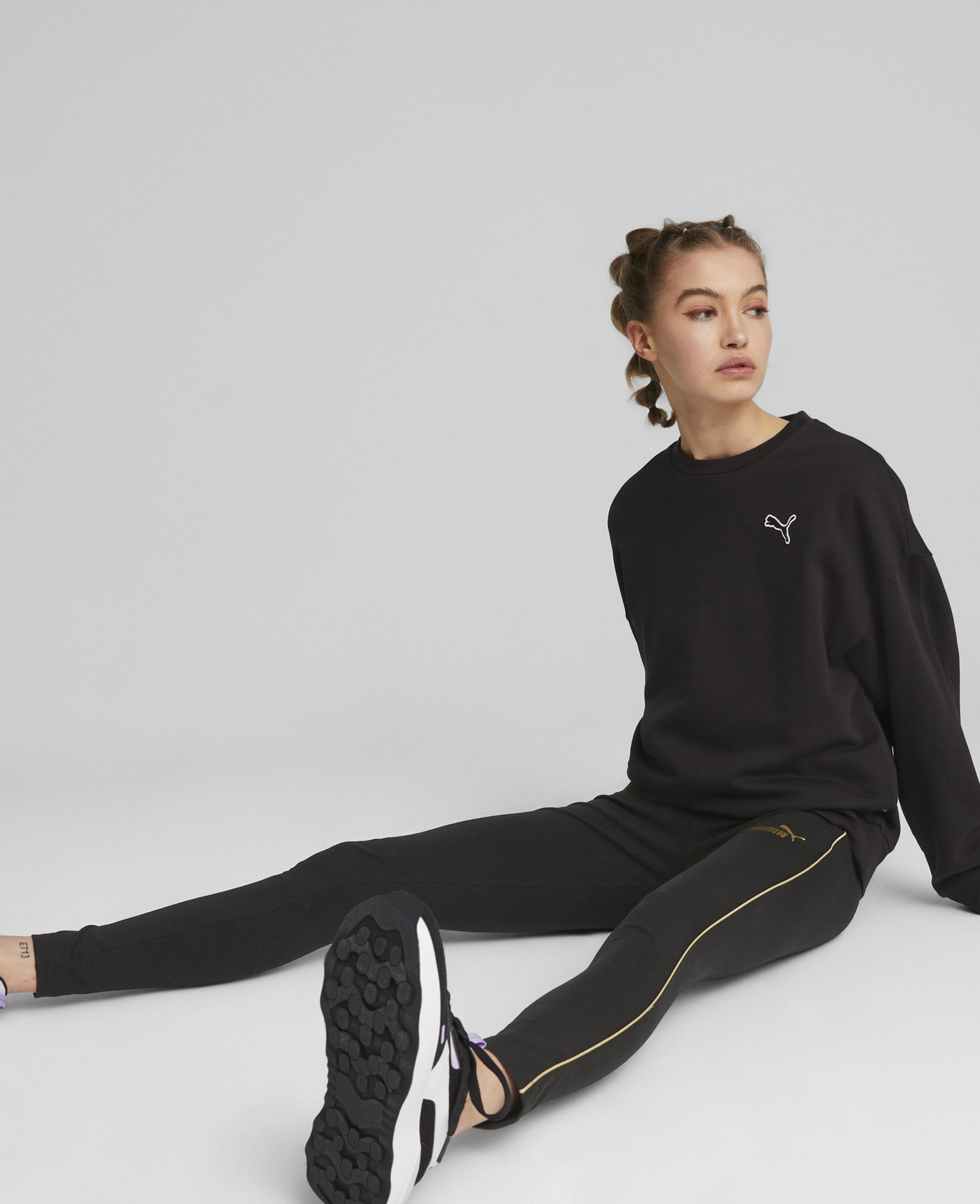 Puma Better Essentıals Crew Kadın Siyah Sweatshirt