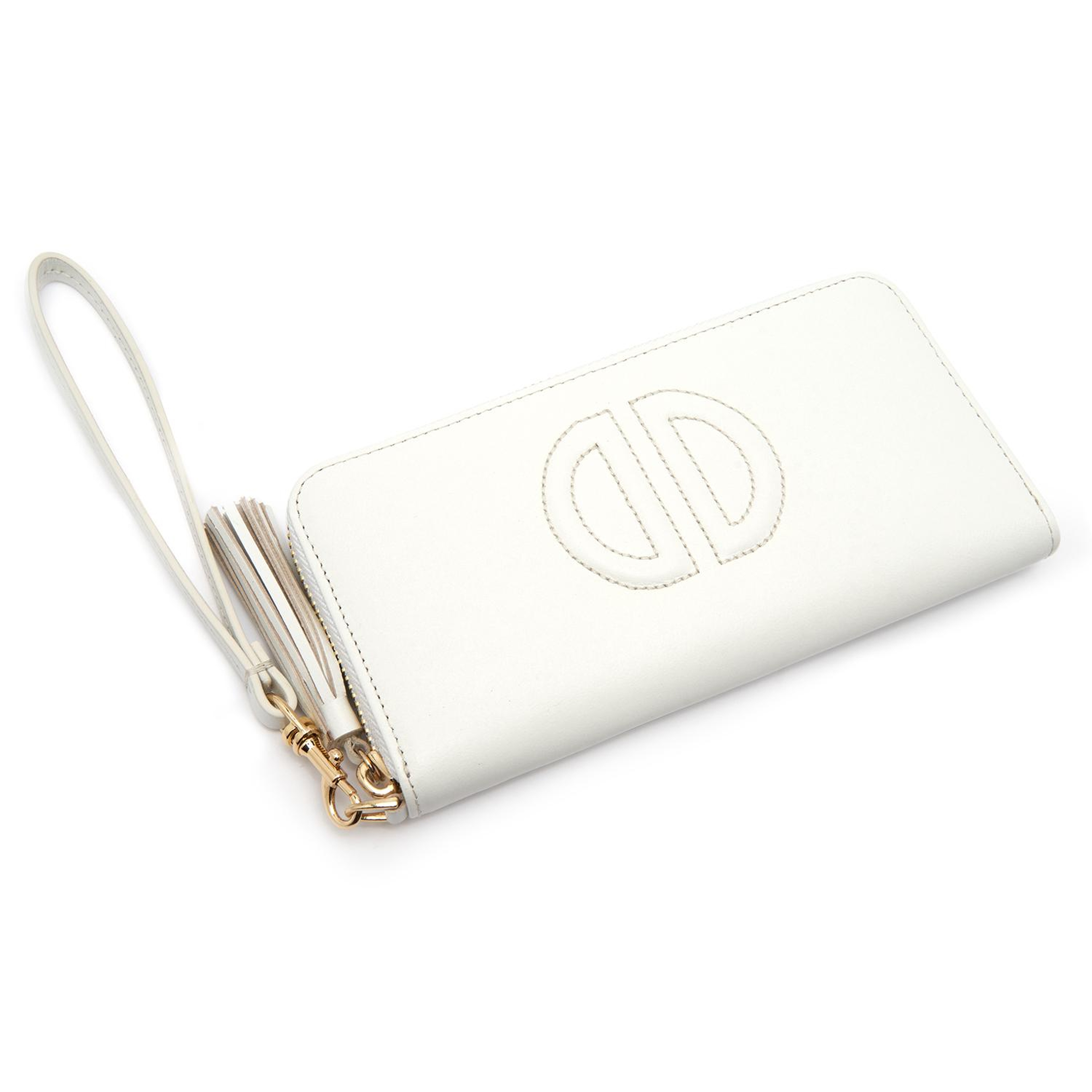 Beyaz Kadın Deri Cüzdan