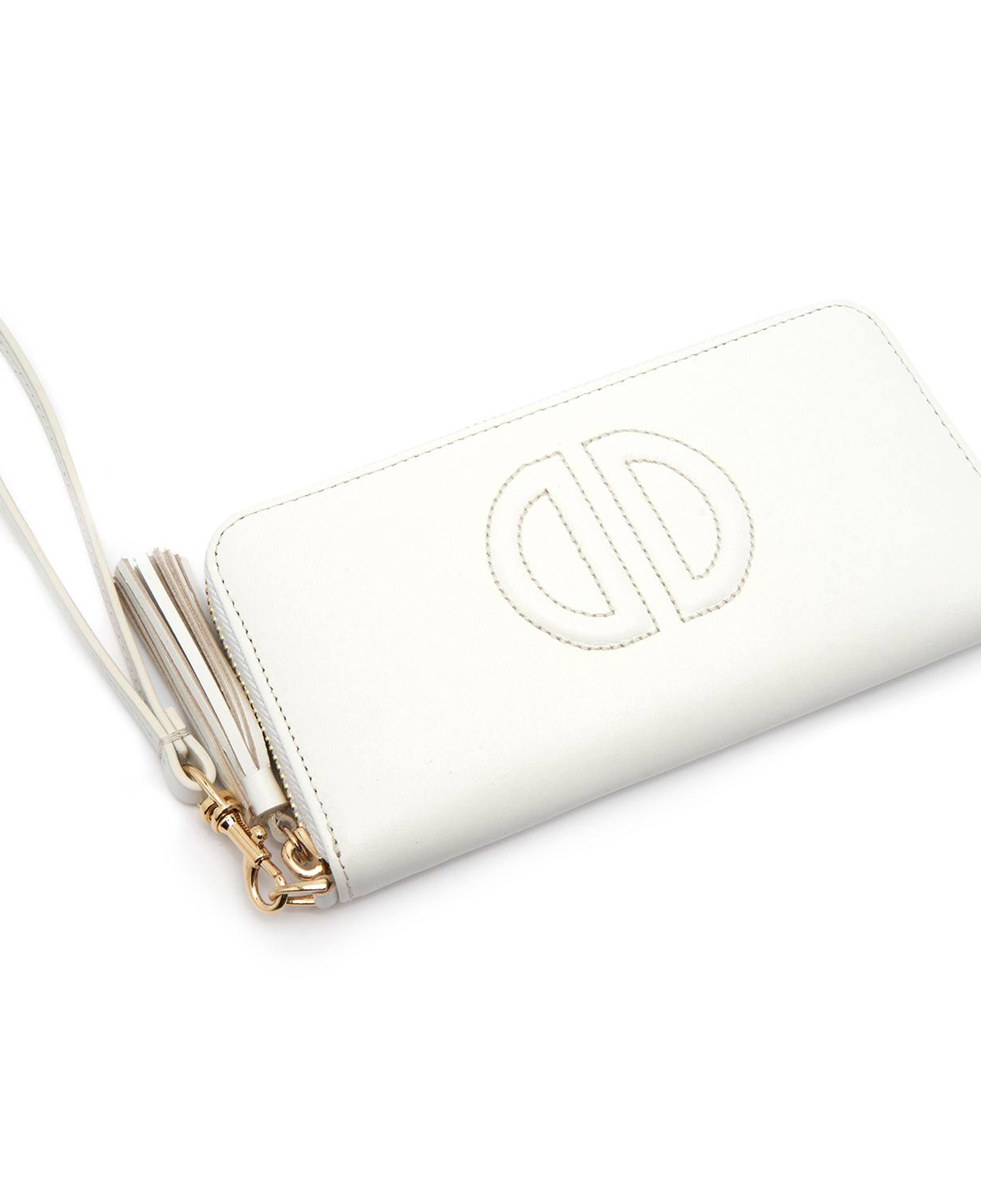Beyaz Kadın Deri Cüzdan
