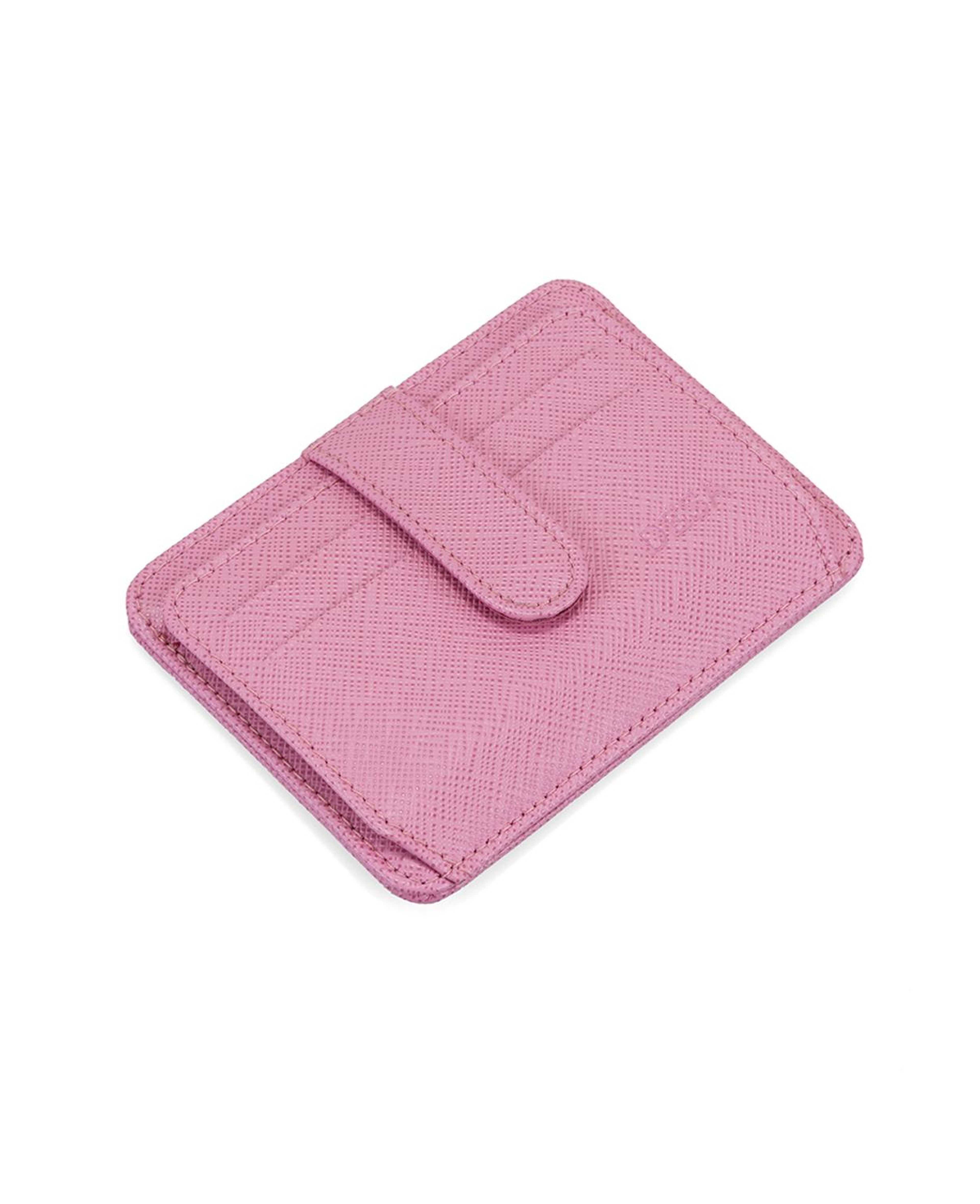 Lenora Pembe Kadın Deri Kartlık