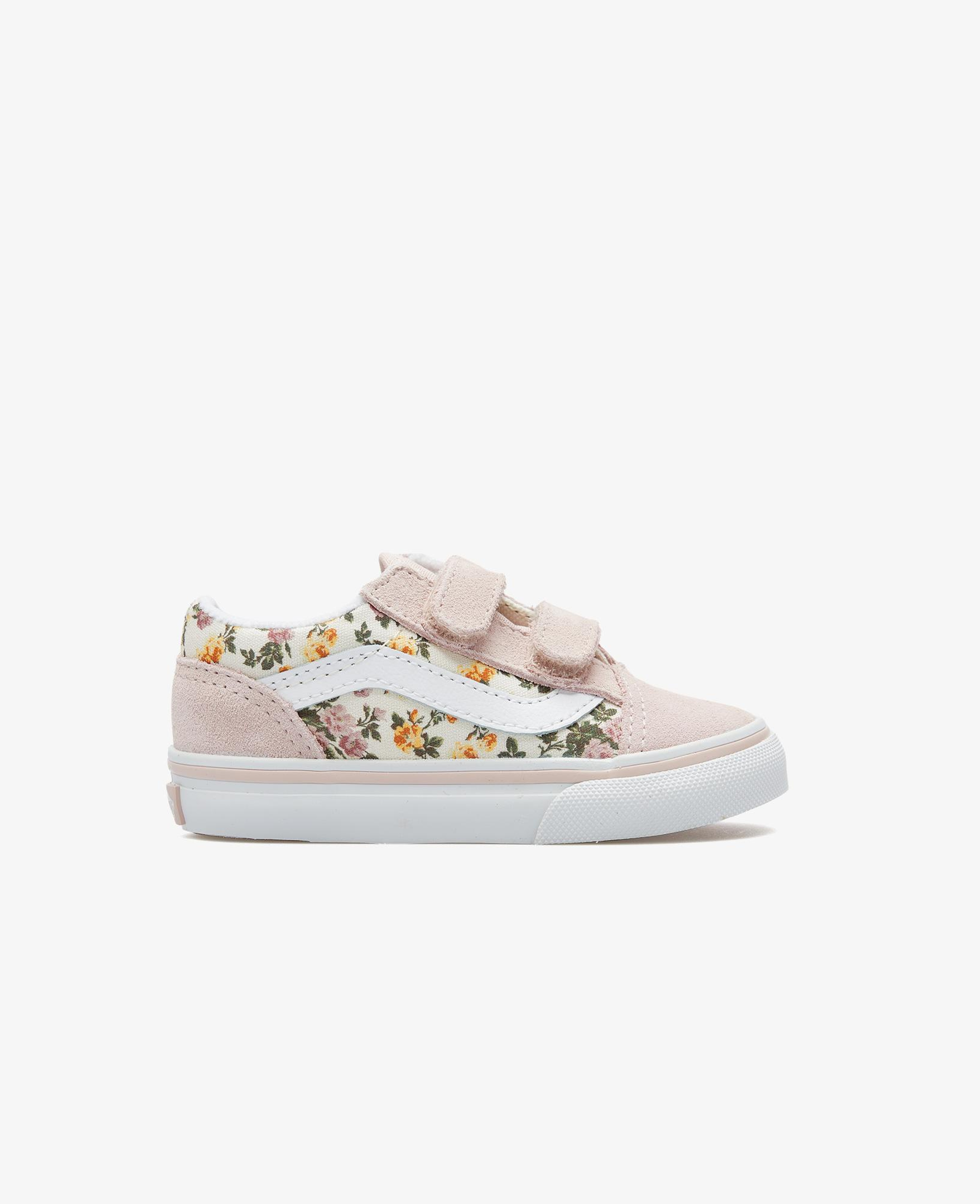 Vans Old Skool V Bebek Çiçekli Pembe Sneaker