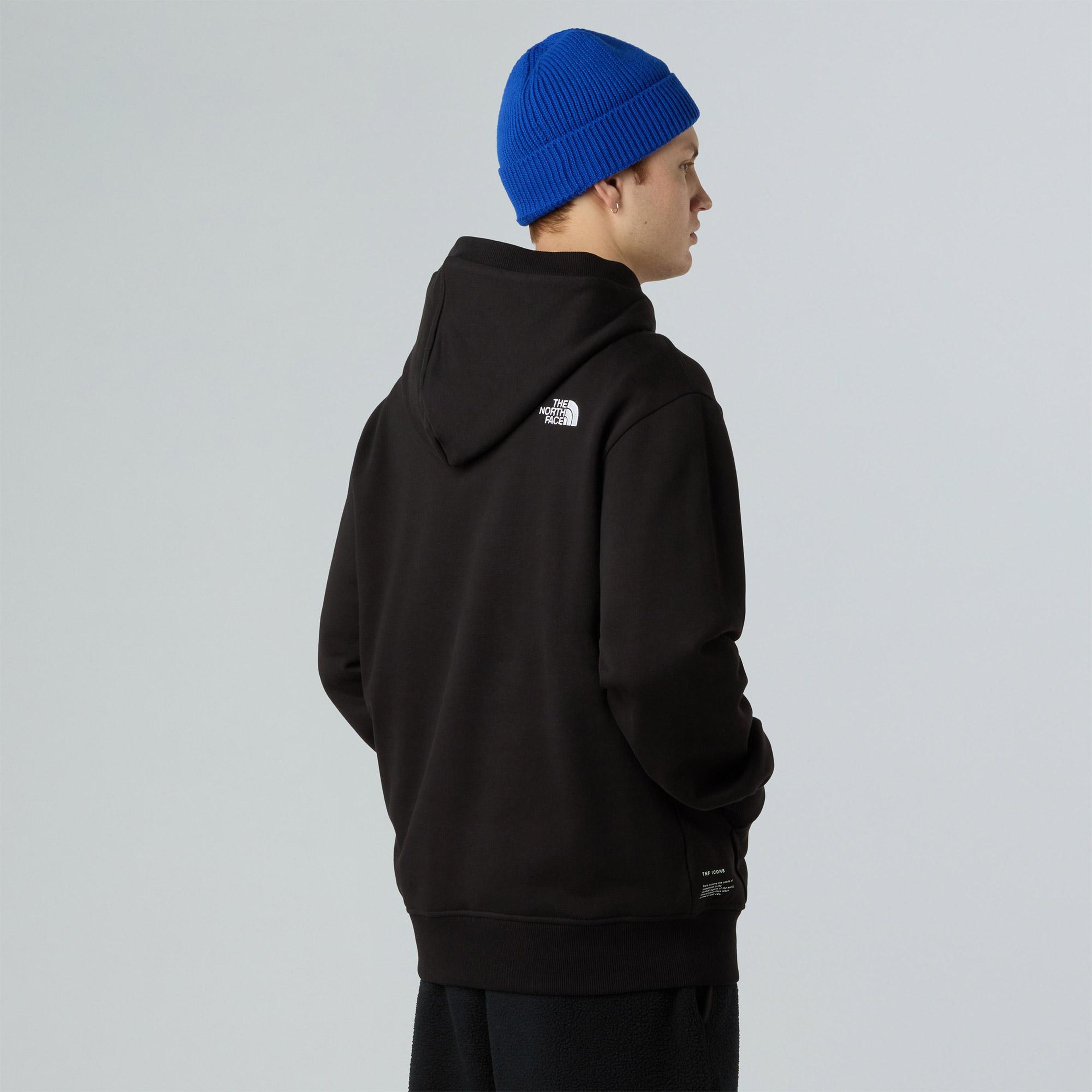 The North Face Icon Mountain Erkek Siyah Sweatshirt