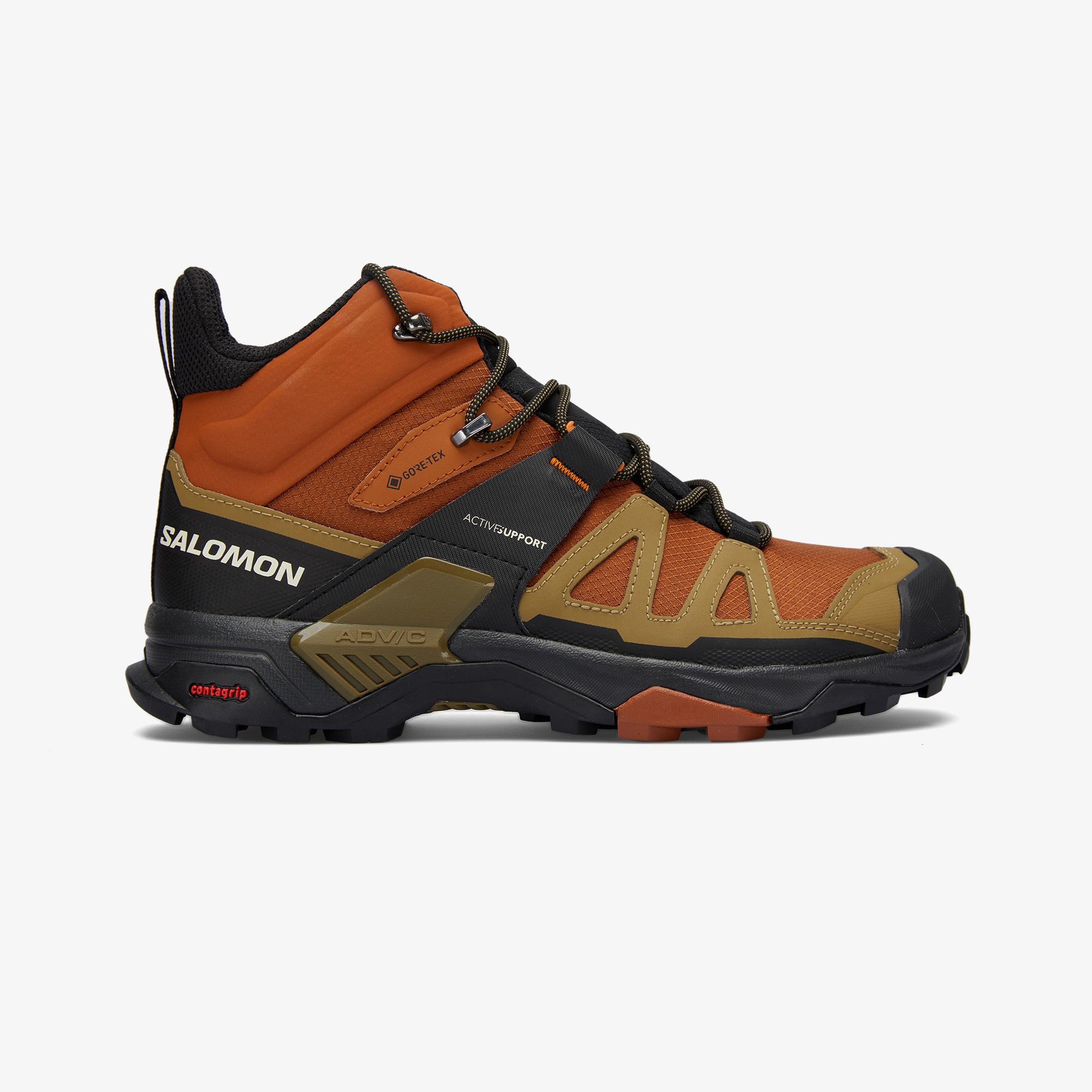 Salomon X Ultra 4 Mid Gore-Tex Erkek Kahverengi Bot