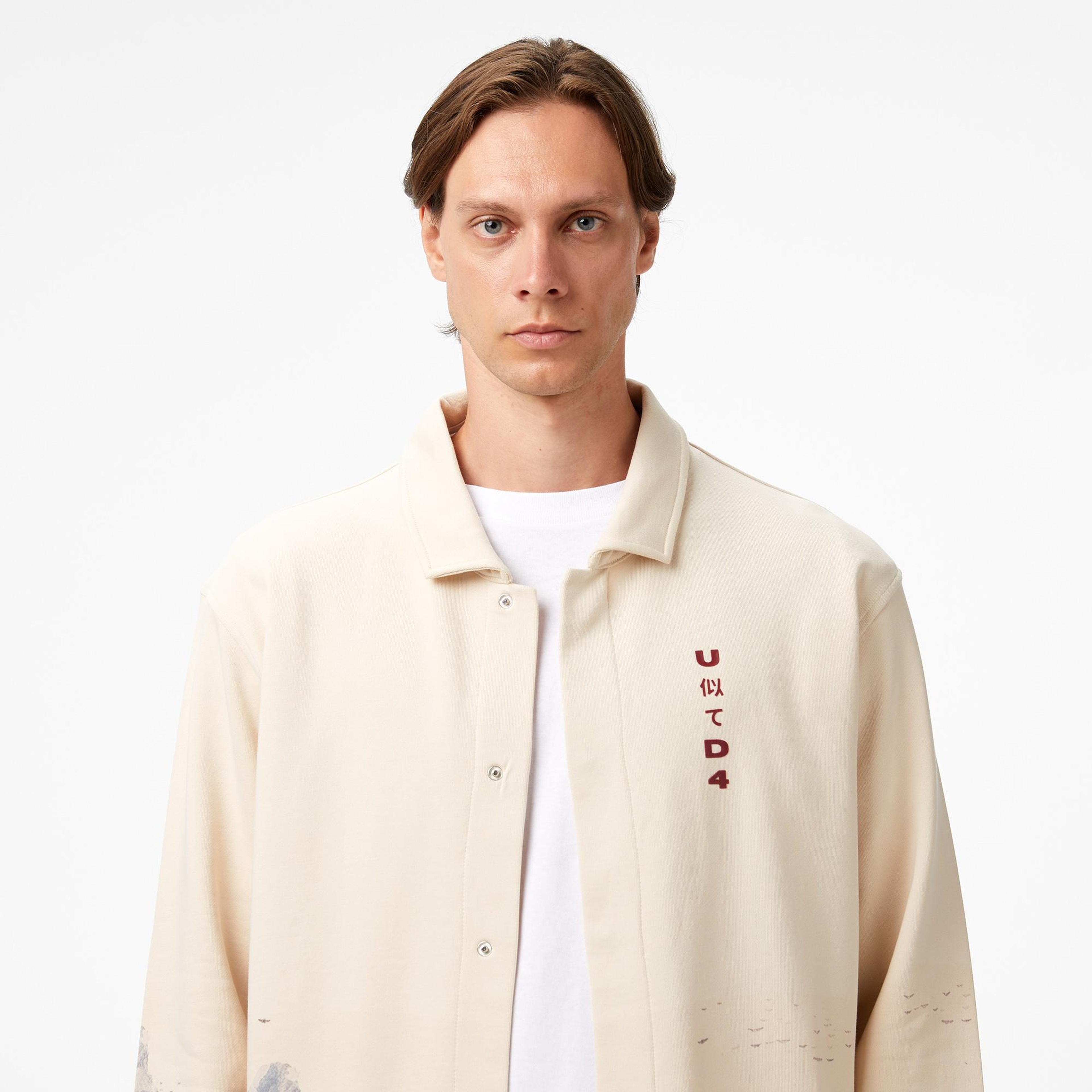 UNITED4 Classic Erkek Krem Gömlek
