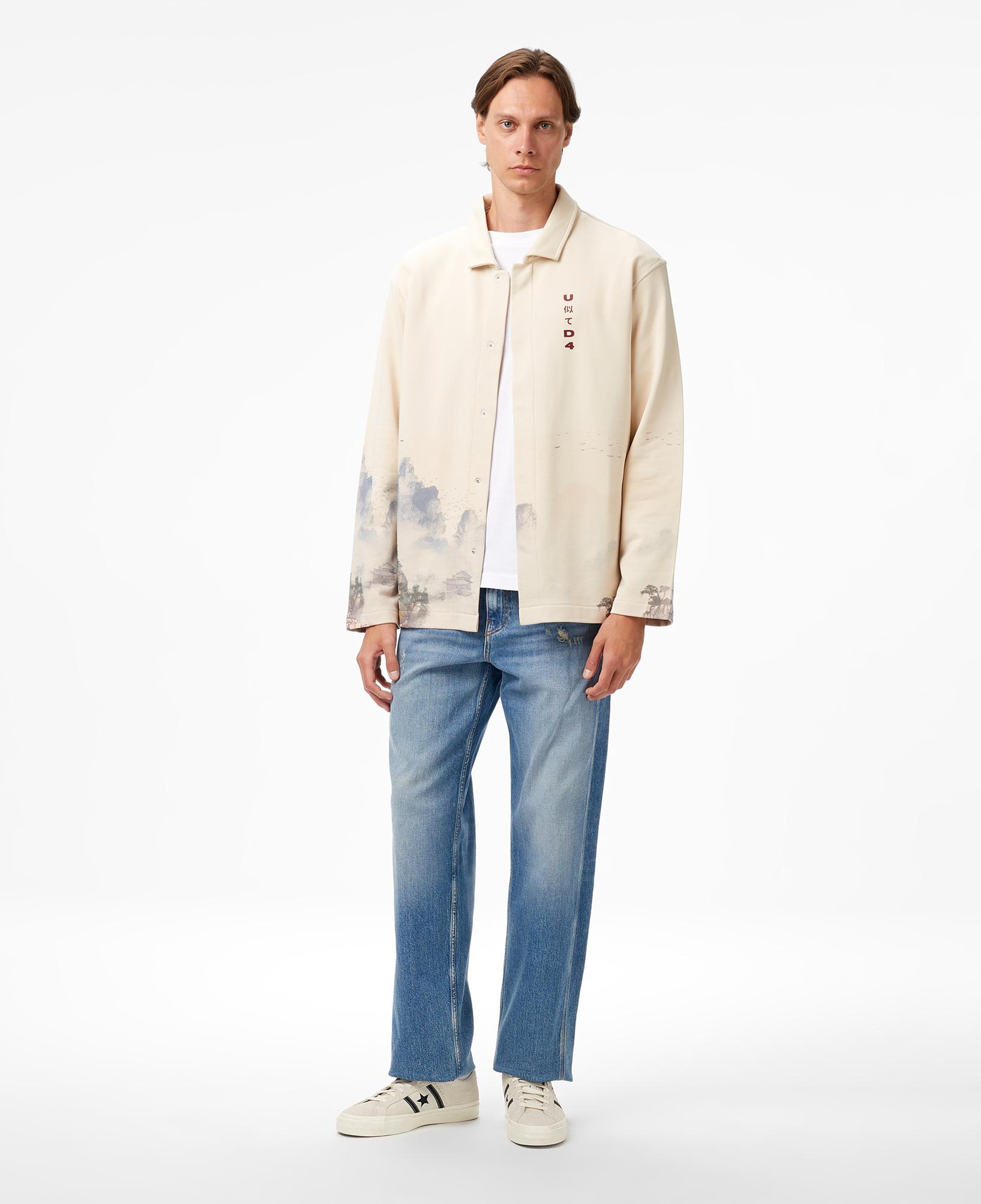 UNITED4 Classic Erkek Krem Gömlek