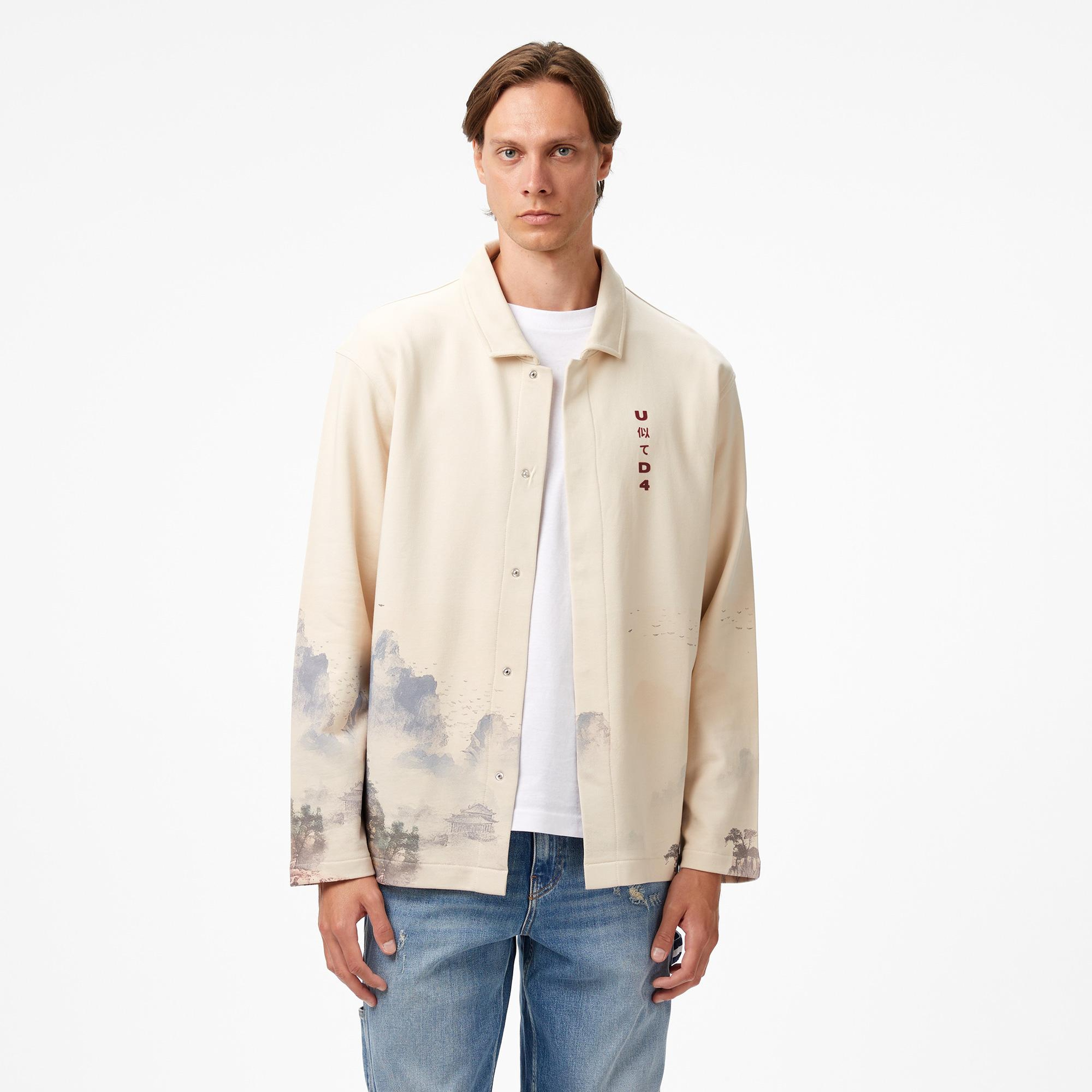 UNITED4 Classic Erkek Krem Gömlek