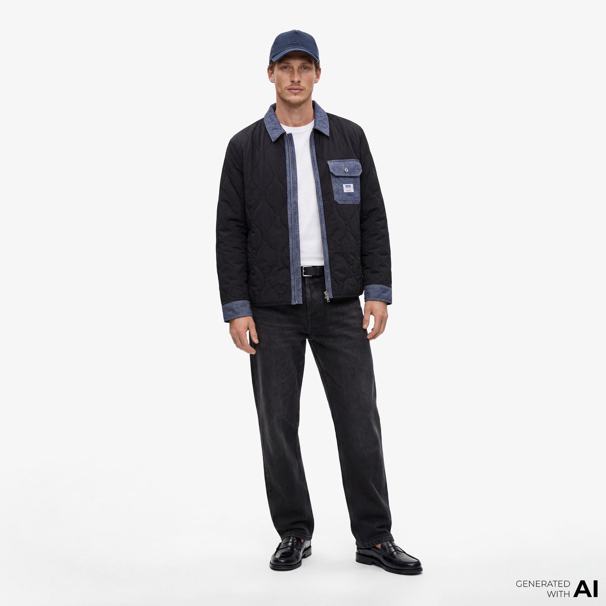 Hugo Evinus Erkek Siyah Gömlek