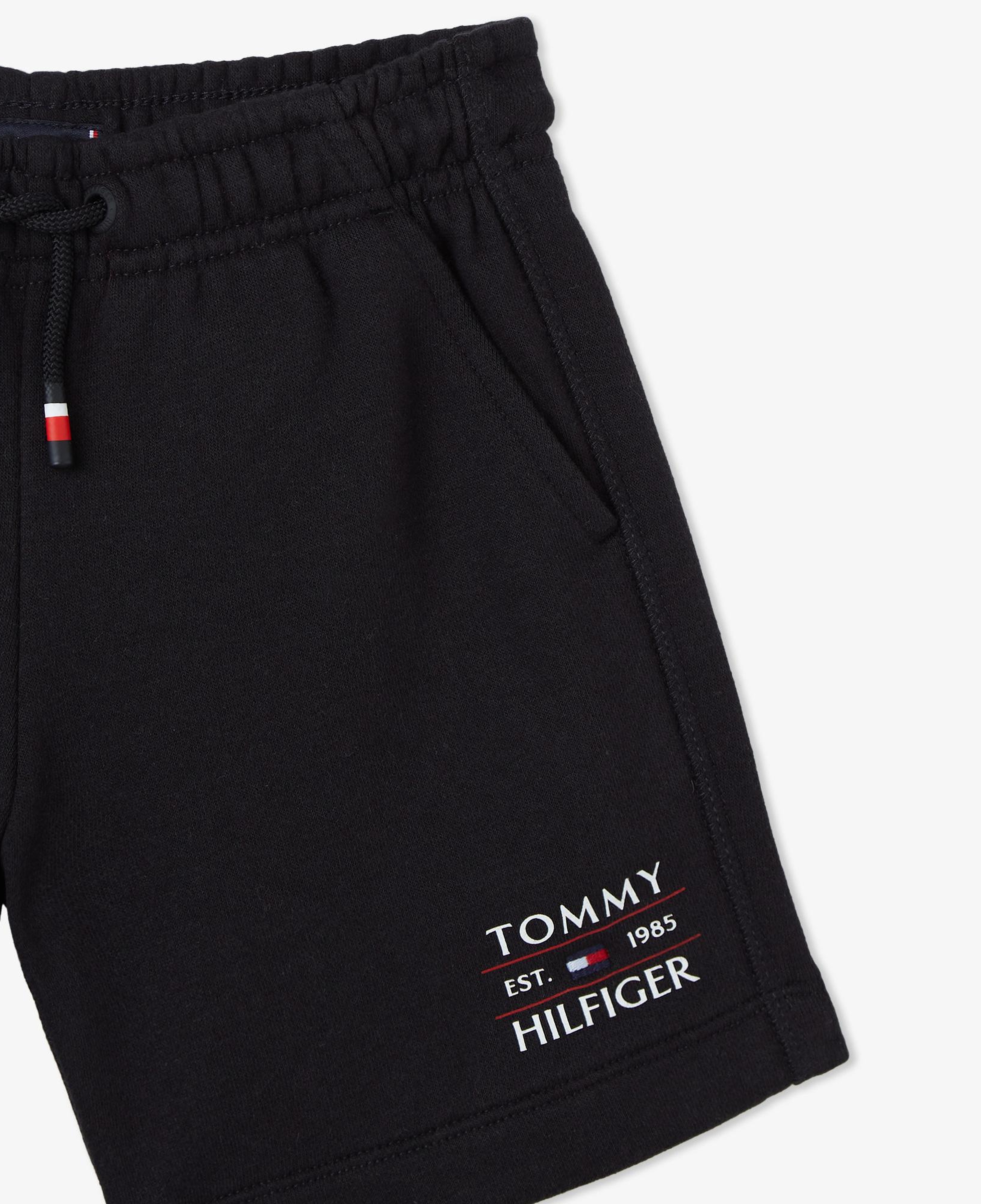 Tommy Hilfiger Logo Çocuk Siyah Şort