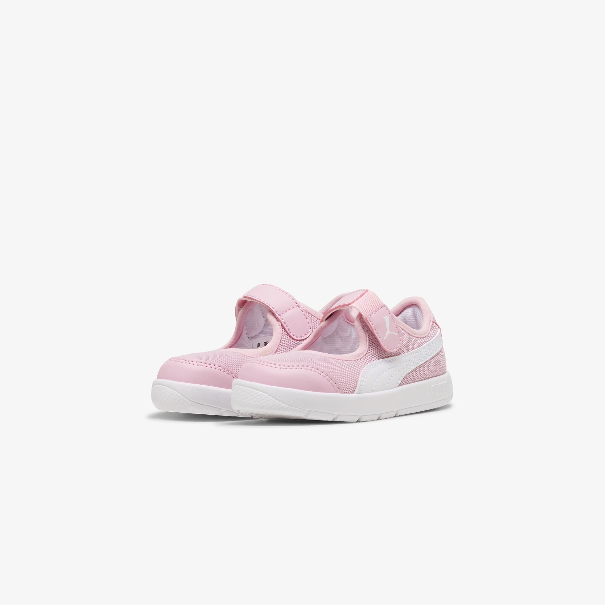 Puma Courtflex V3 Lina V Çocuk Pembe Spor Ayakkabı