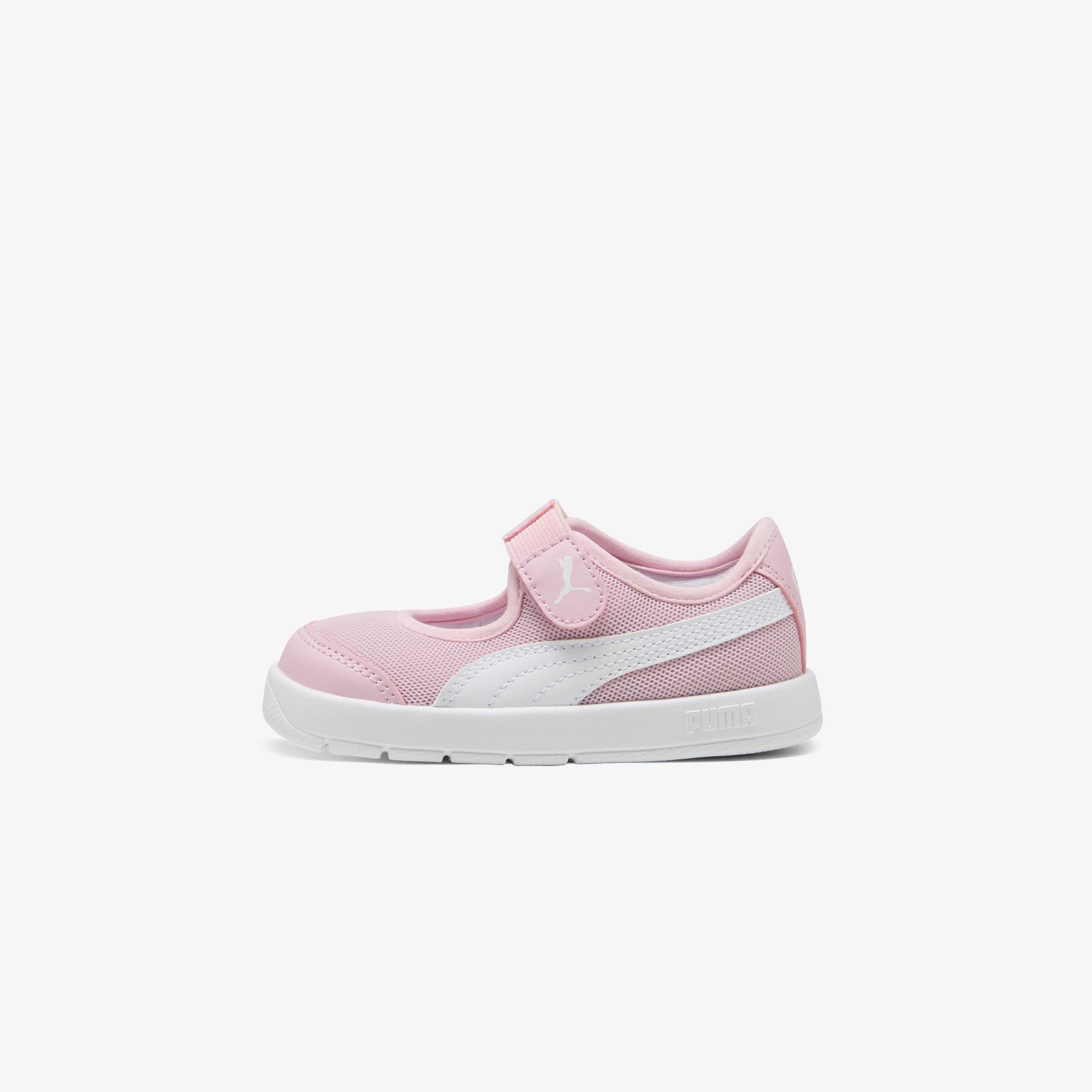 Puma Courtflex V3 Lina V Çocuk Pembe Spor Ayakkabı