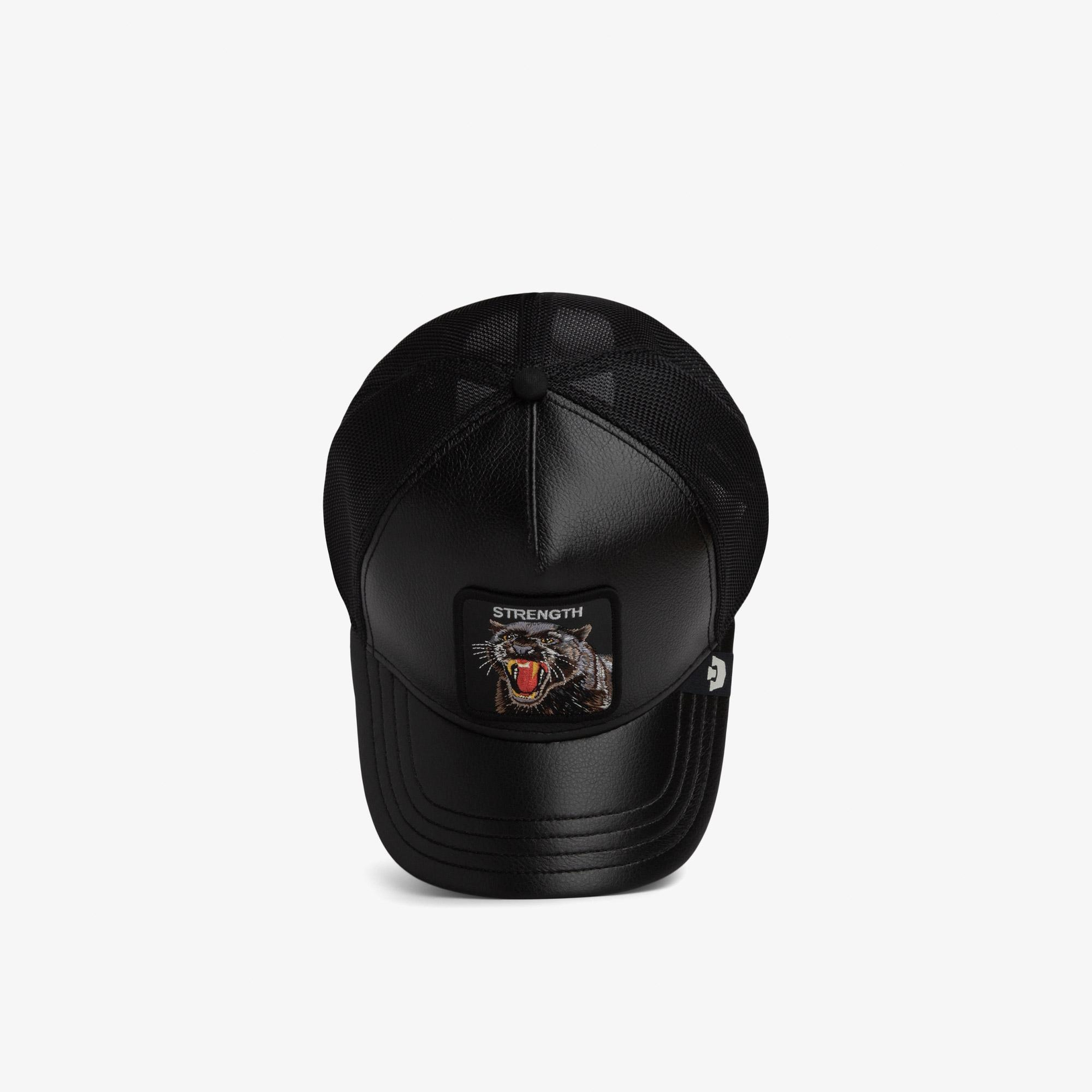 Goorin Bros Faux Leather Panther Unisex Siyah Şapka