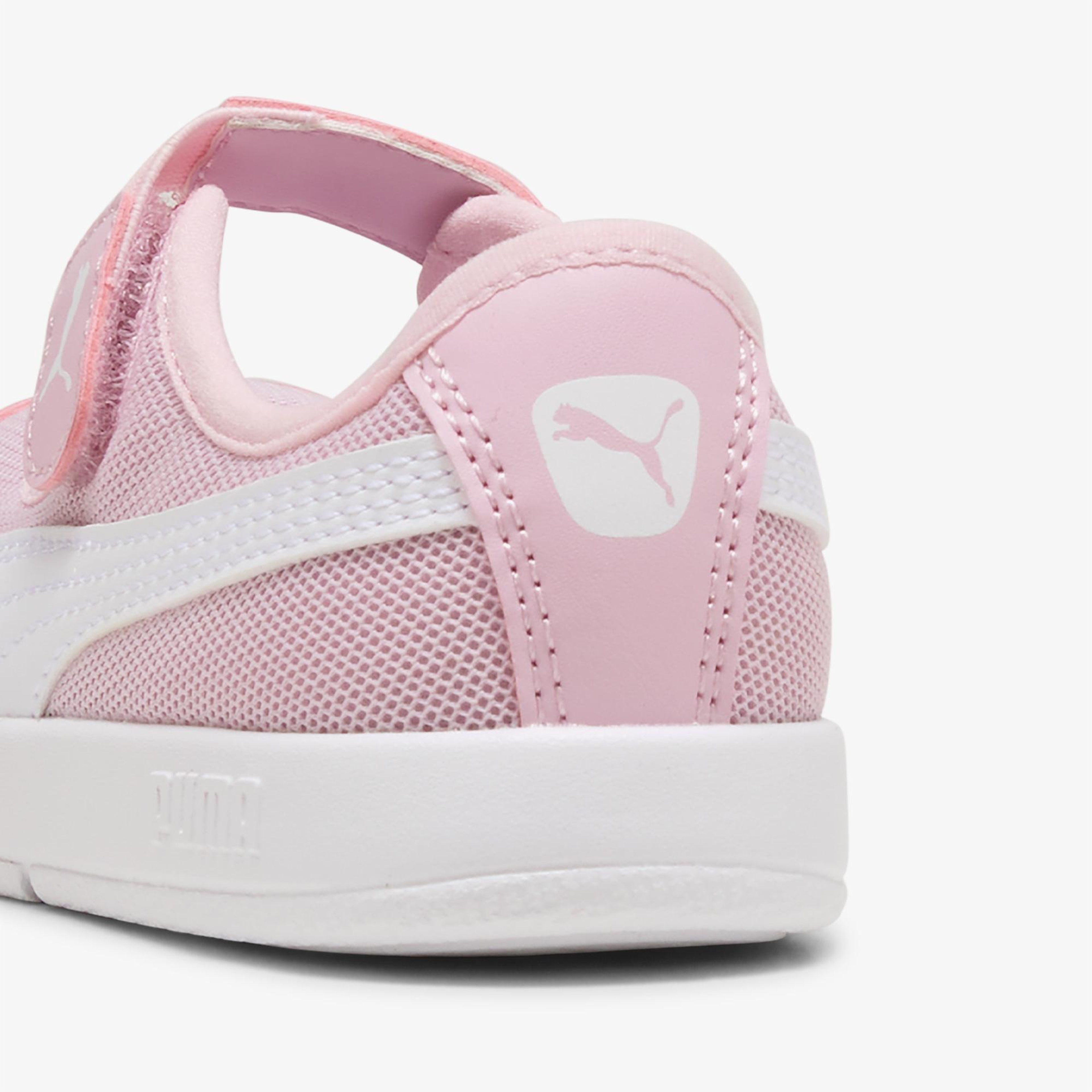 Puma Courtflex V3 Lina V Çocuk Pembe Spor Ayakkabı