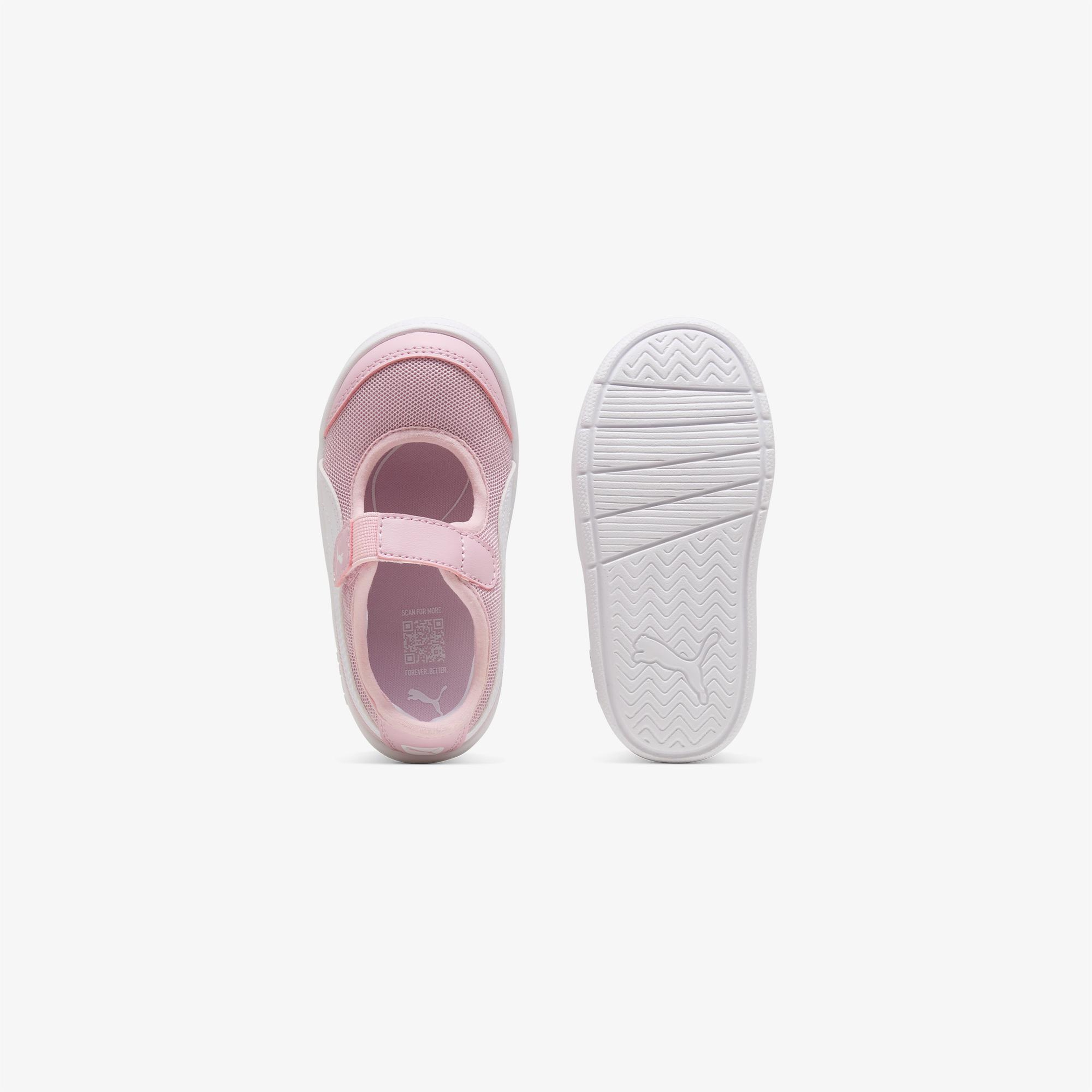 Puma Courtflex V3 Lina V Çocuk Pembe Spor Ayakkabı