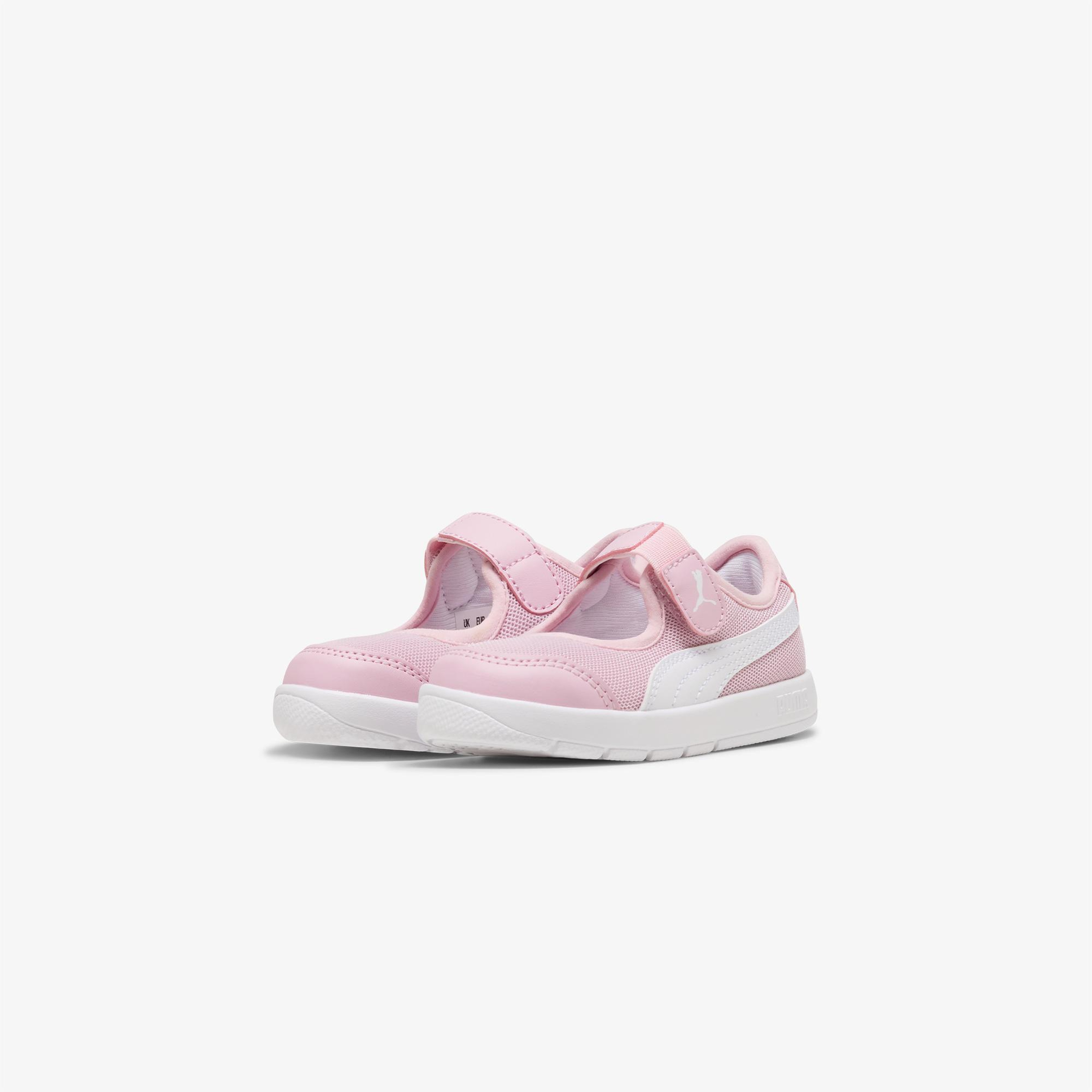 Puma Courtflex V3 Lina V Çocuk Pembe Spor Ayakkabı