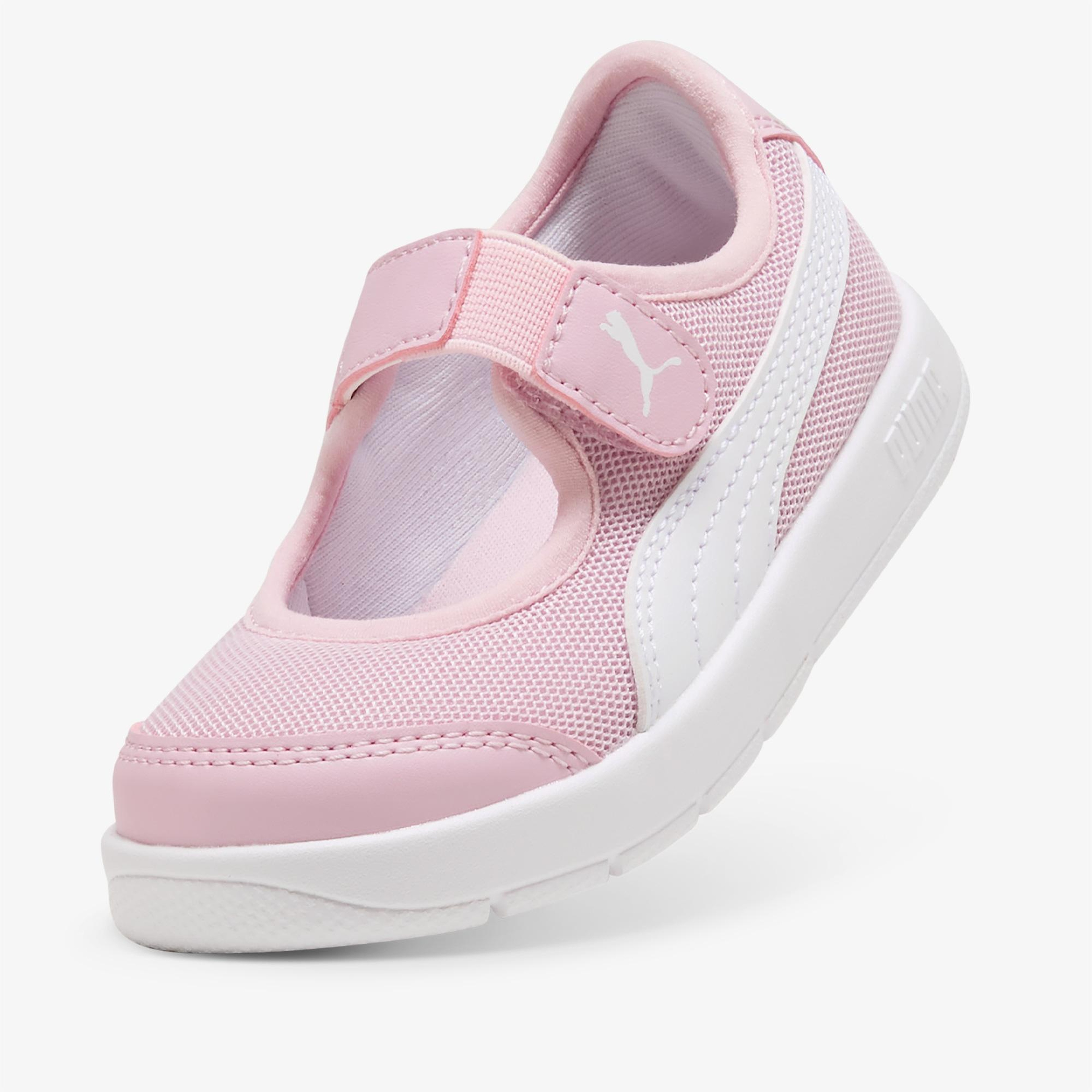 Puma Courtflex V3 Lina V Çocuk Pembe Spor Ayakkabı