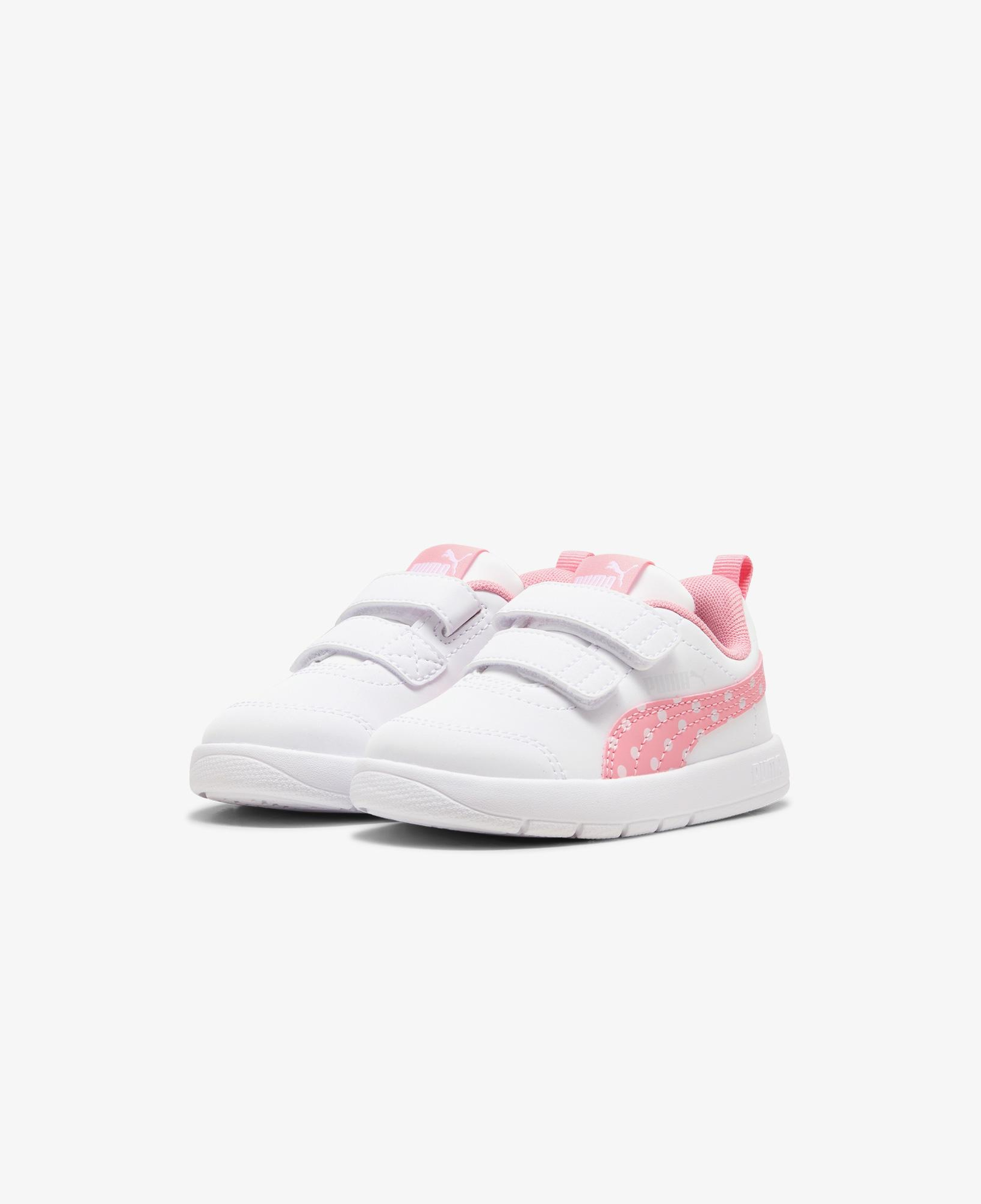 Puma Courtflex V3 Dotty V Çocuk Pembe Spor Ayakkabı