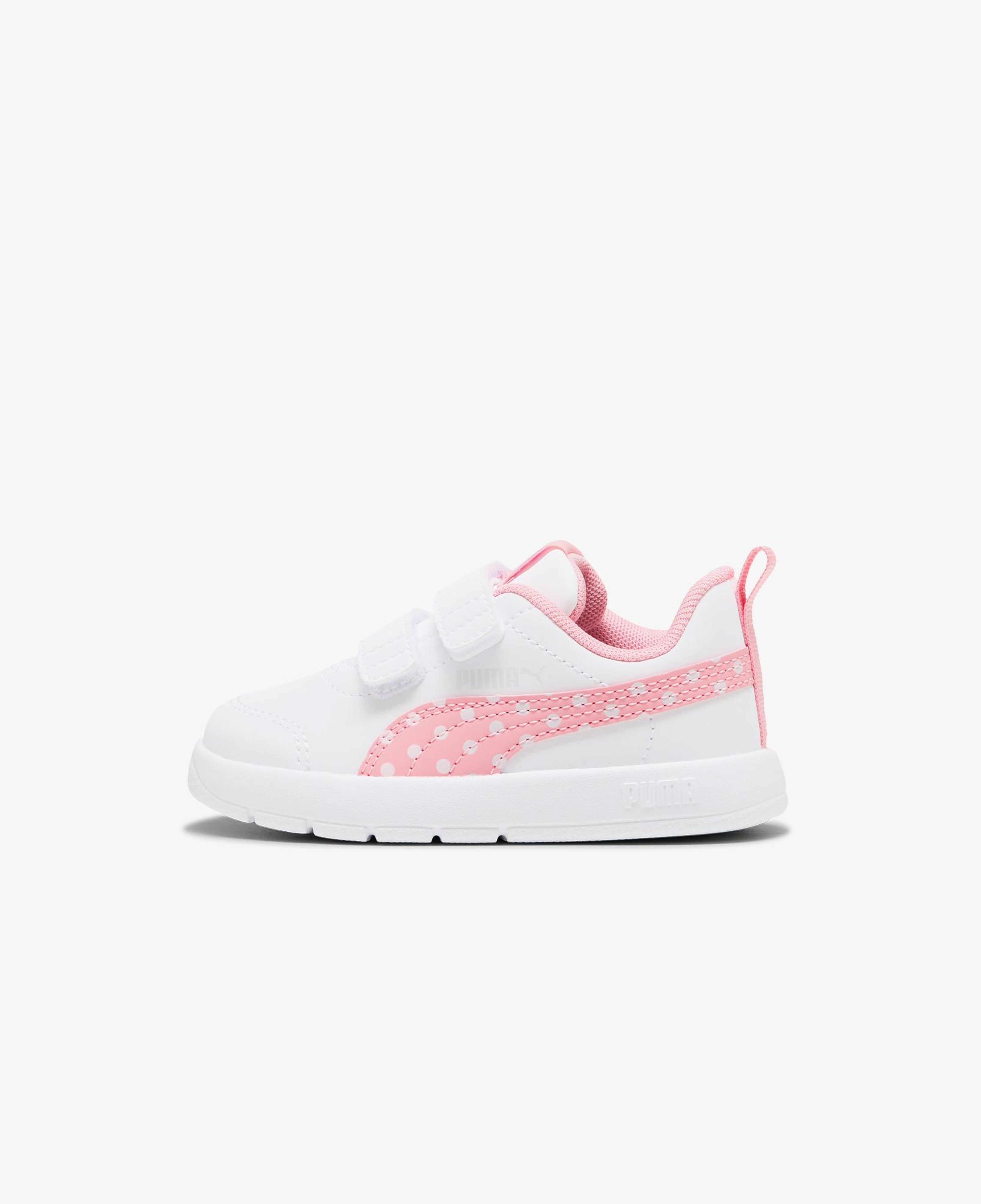 Puma Courtflex V3 Dotty V Çocuk Pembe Spor Ayakkabı