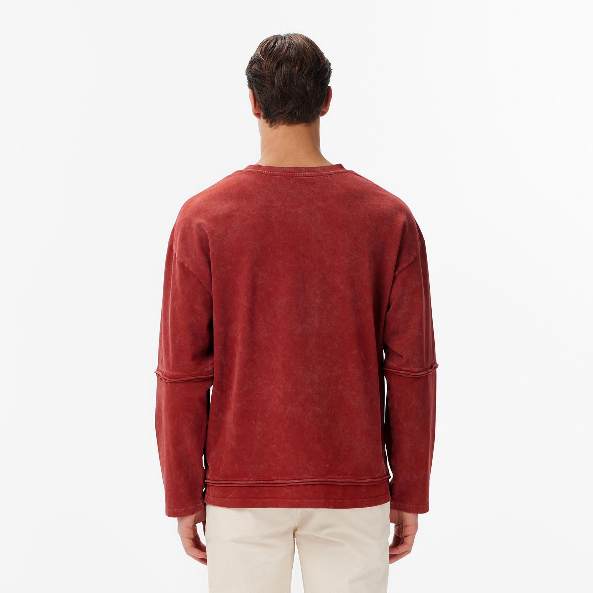 Les Benjamins Regular Fit Erkek Bordo T-Shirt