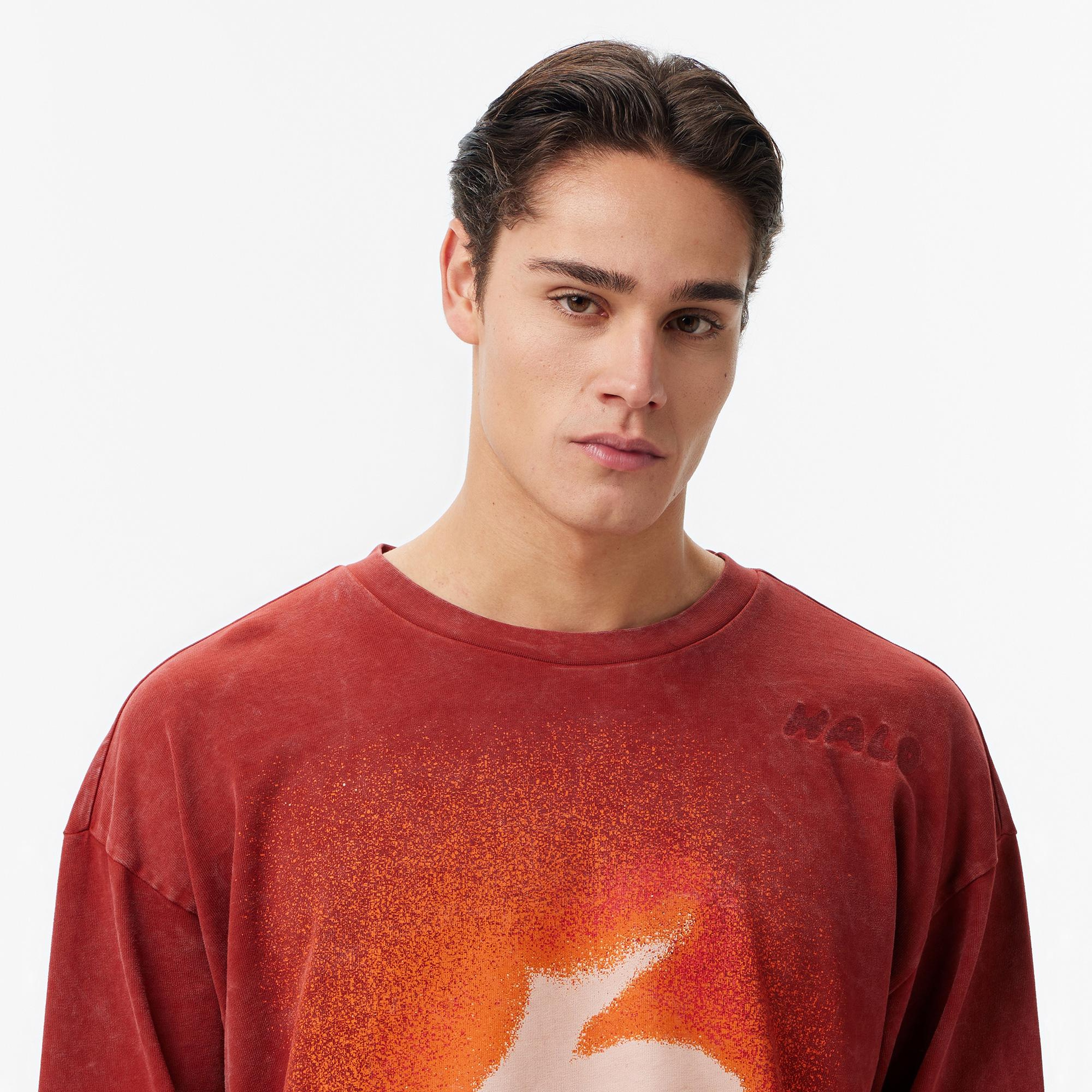 Les Benjamins Regular Fit Erkek Bordo T-Shirt