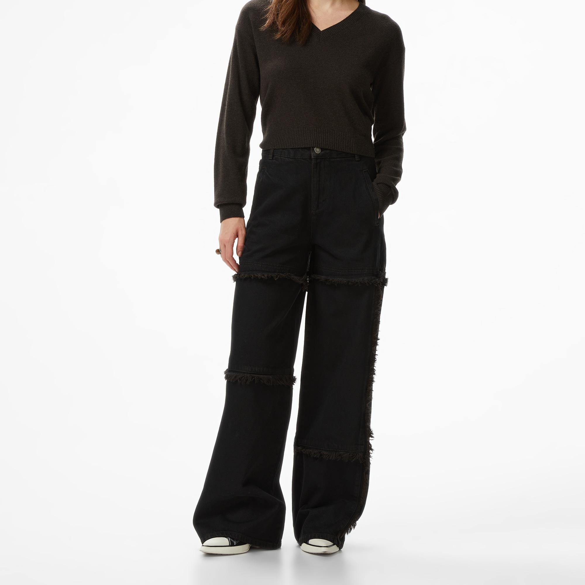 Les Benjamins Regular Fit Kadın Mavi Pantolon