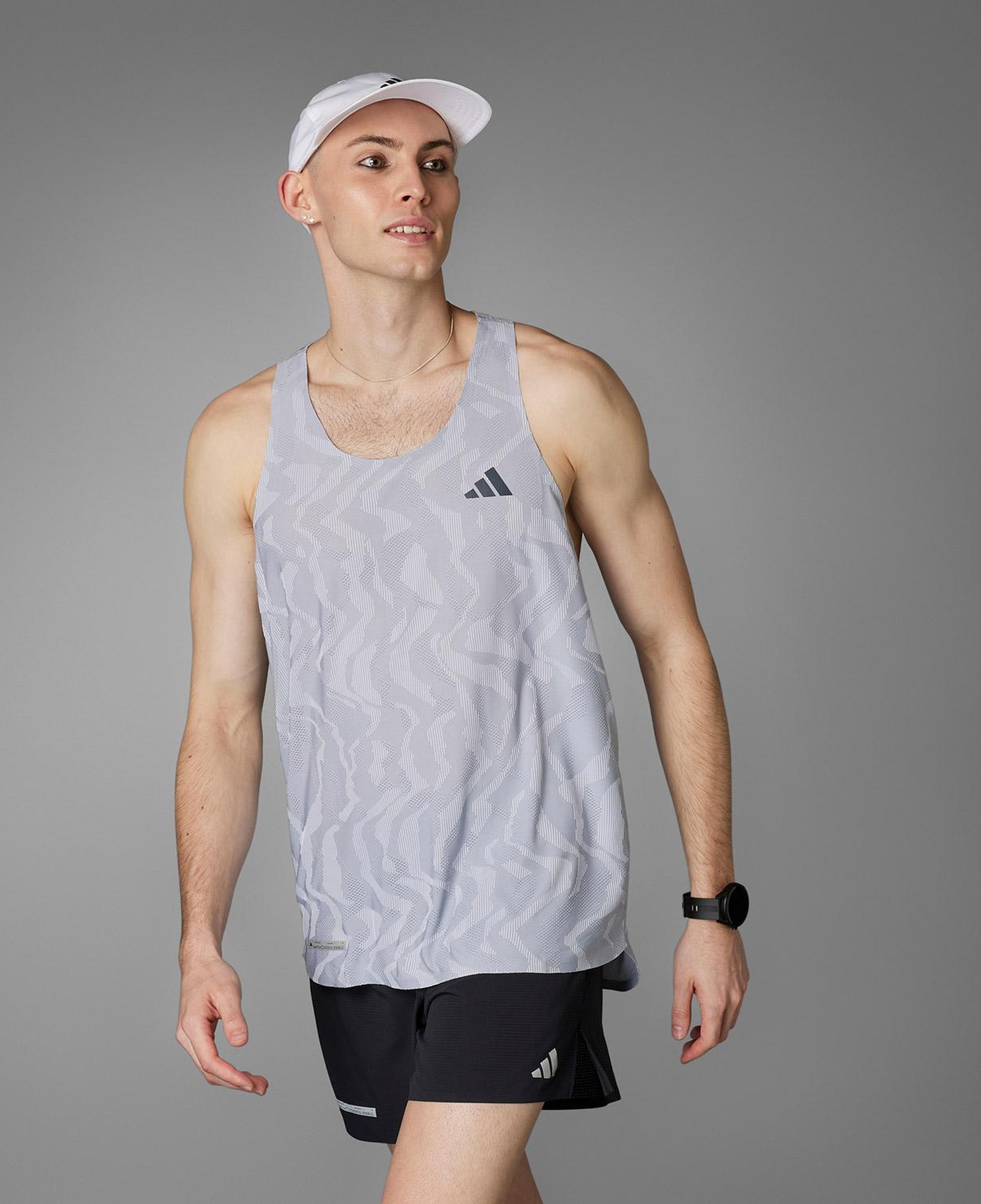 adidas Ultimate AIRCHILL Engineered Erkek Gri Koşu Atleti