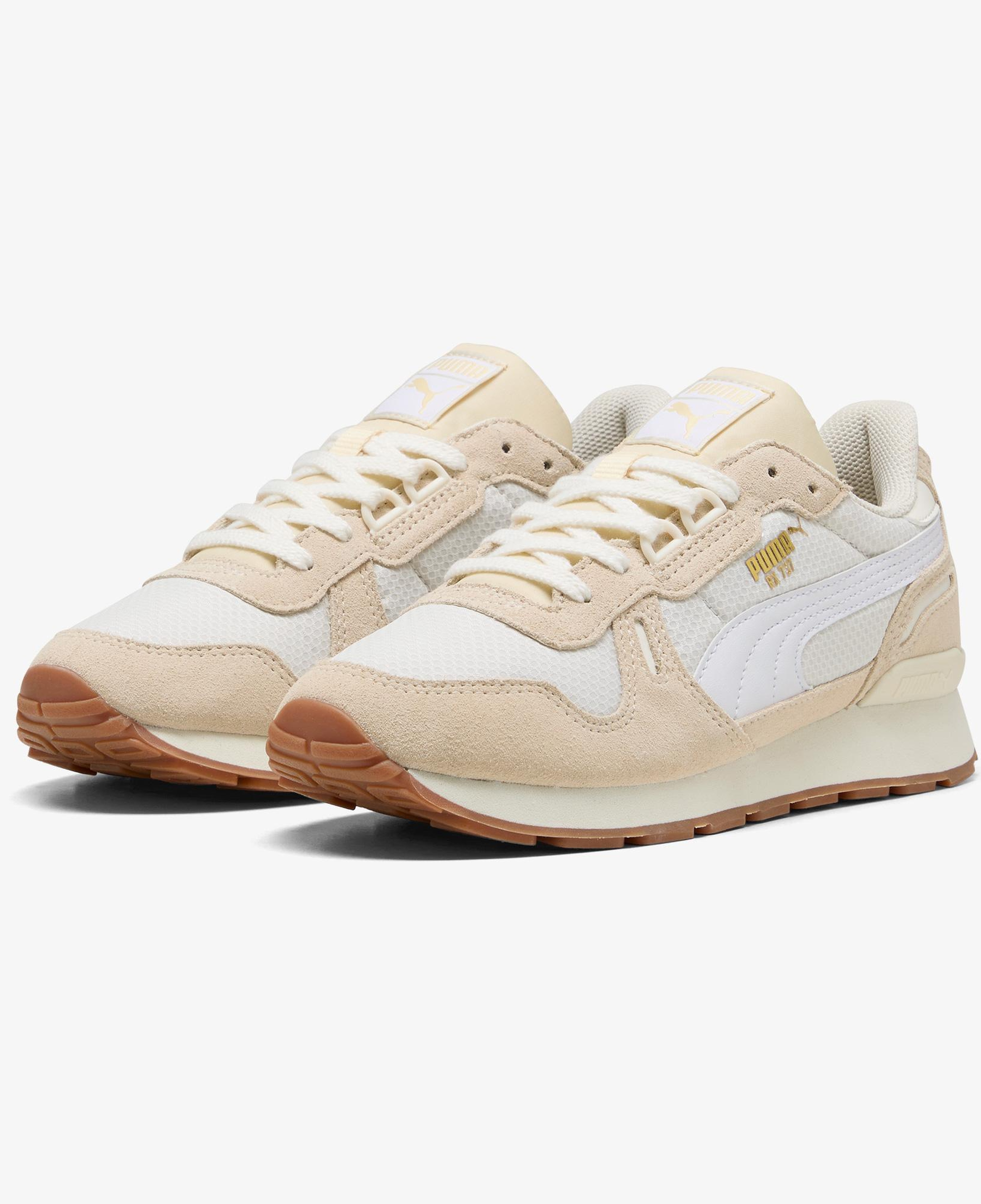 Puma RX 737 Mesh Kadın Bej Spor Ayakkabı
