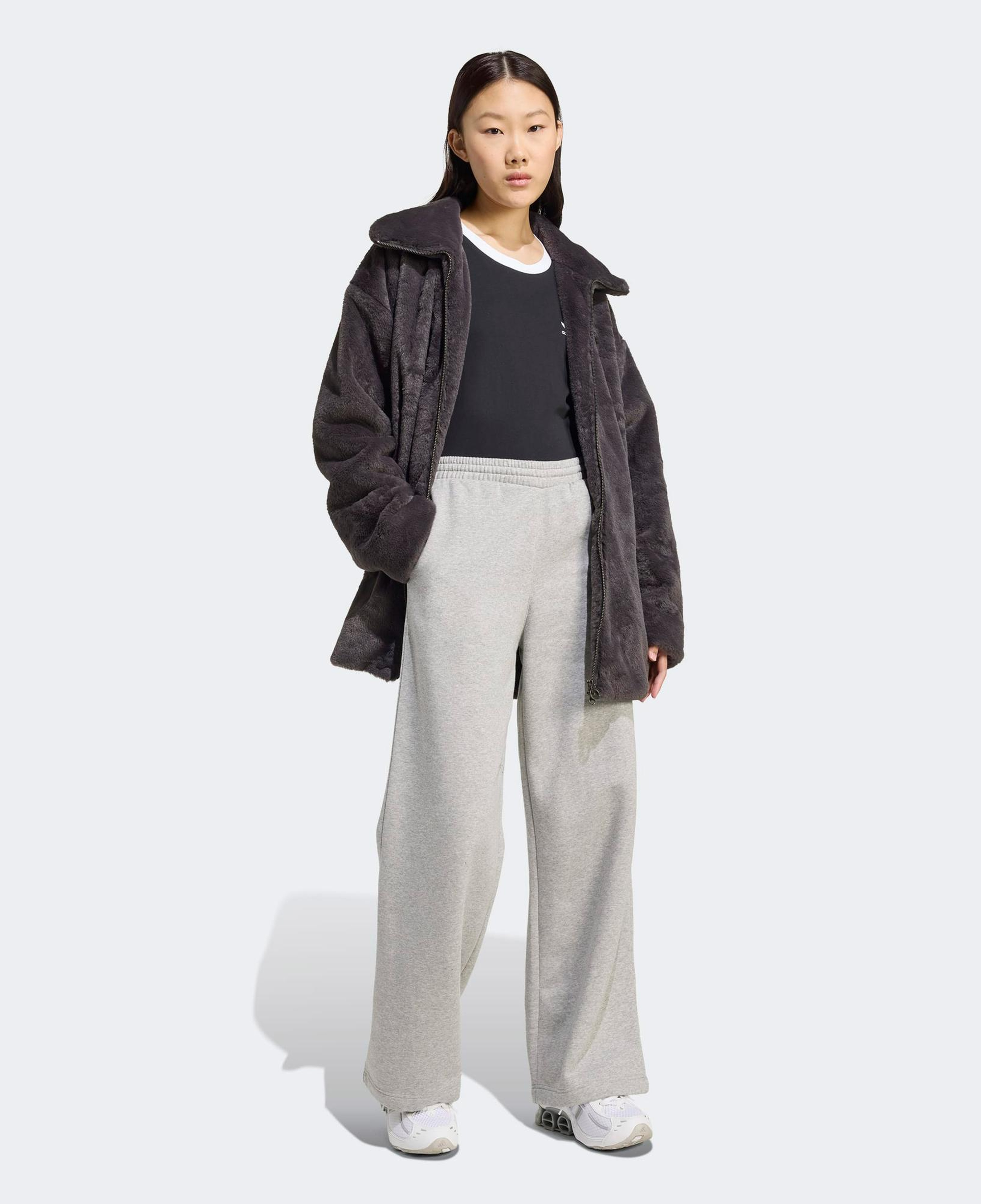 adidas Fur Jacket Kadın Siyah Ceket