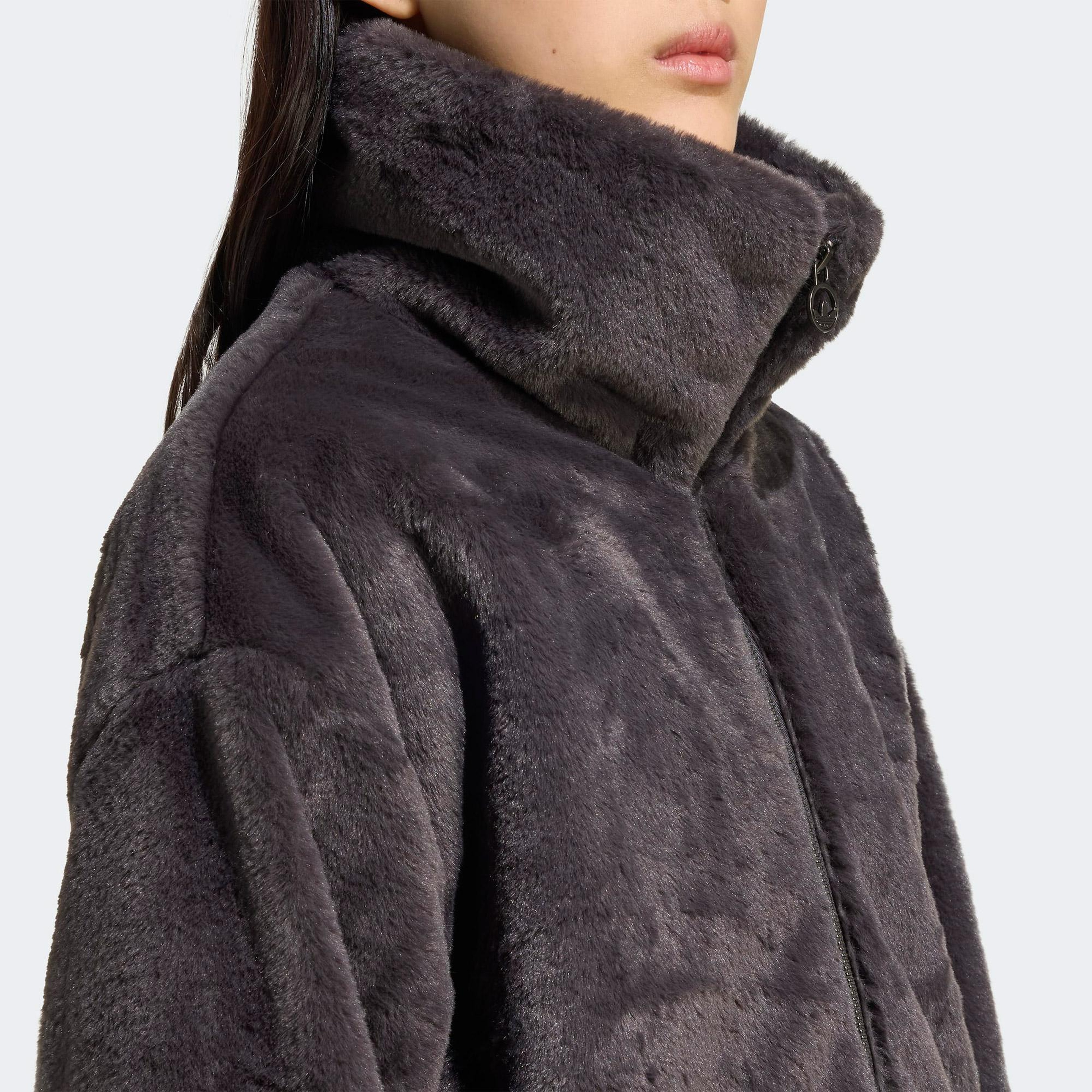 adidas Fur Jacket Kadın Siyah Ceket