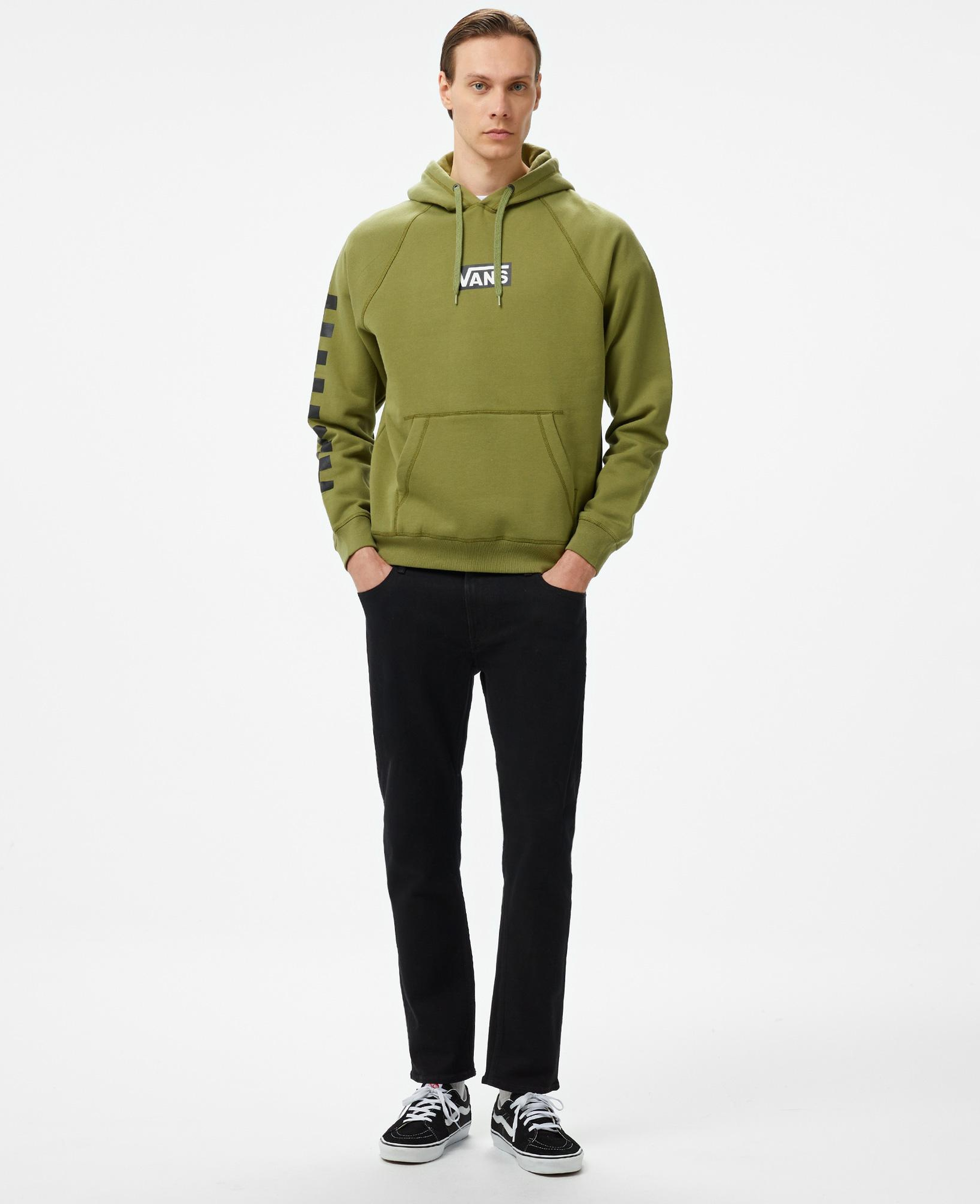 Vans Boxed Pullover Erkek Yeşil Sweatshirt