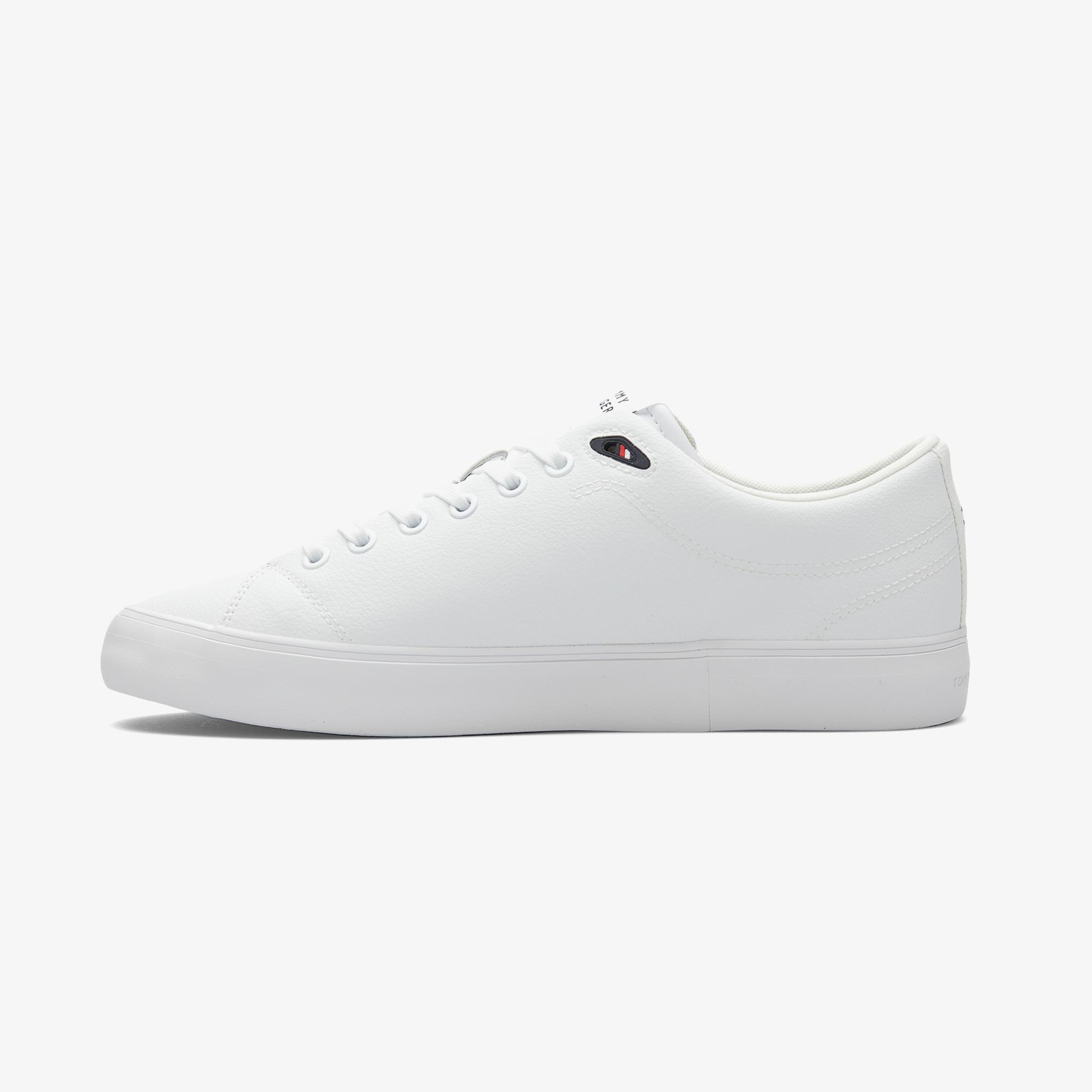 Tommy Hilfiger Hi Vulc Erkek Beyaz Sneaker