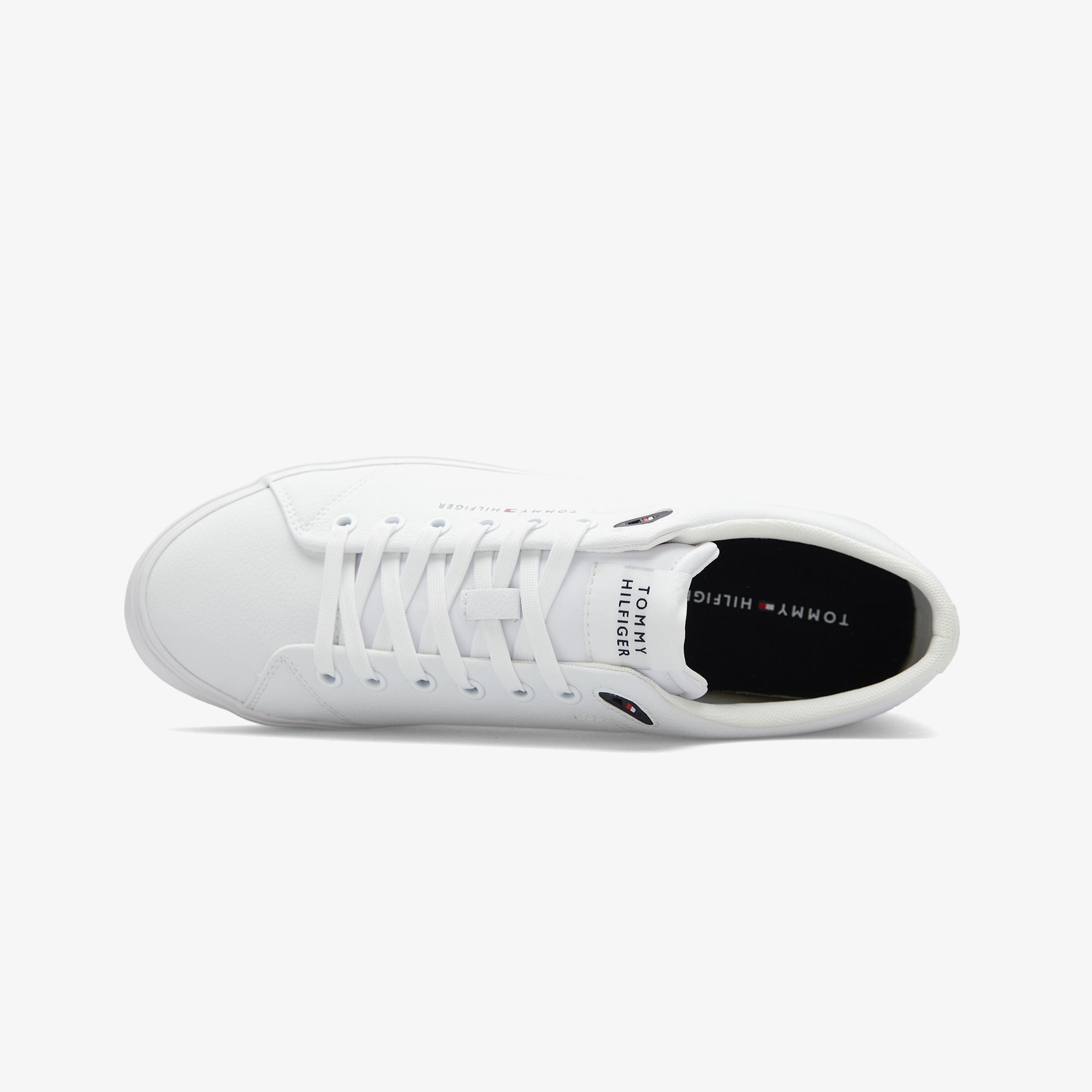 Tommy Hilfiger Hi Vulc Erkek Beyaz Sneaker