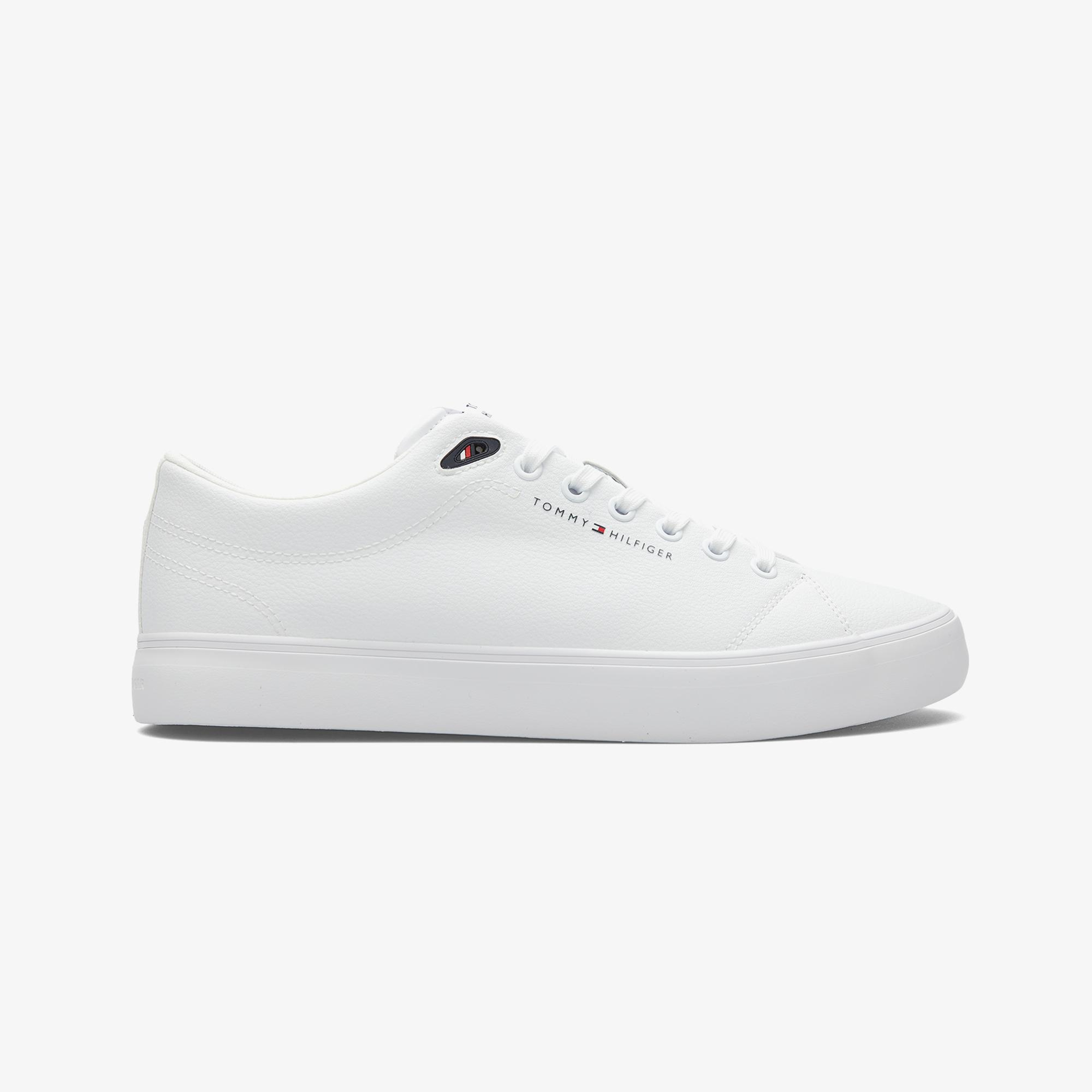 Tommy Hilfiger Hi Vulc Erkek Beyaz Sneaker