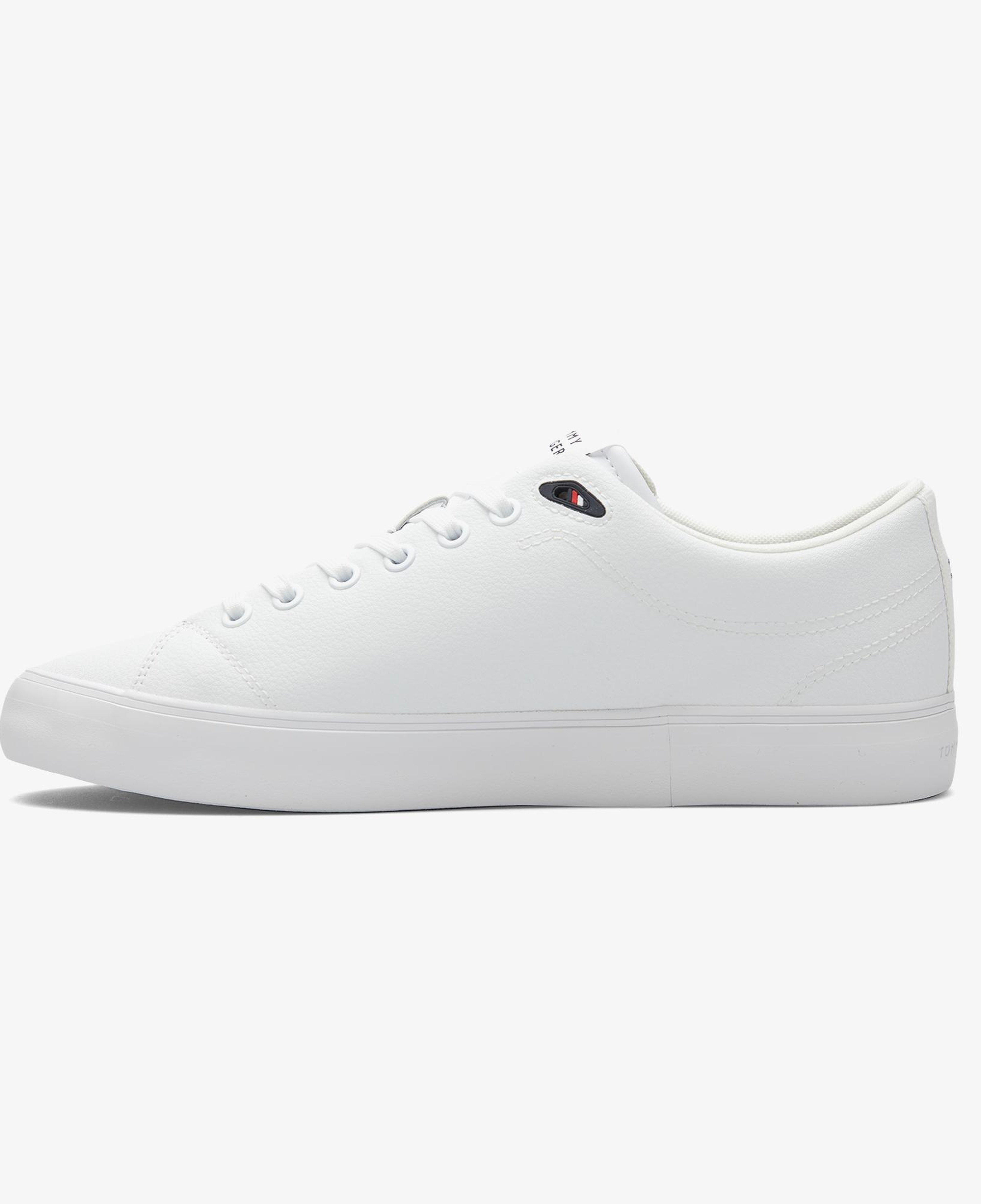 Tommy Hilfiger Hi Vulc Erkek Beyaz Sneaker