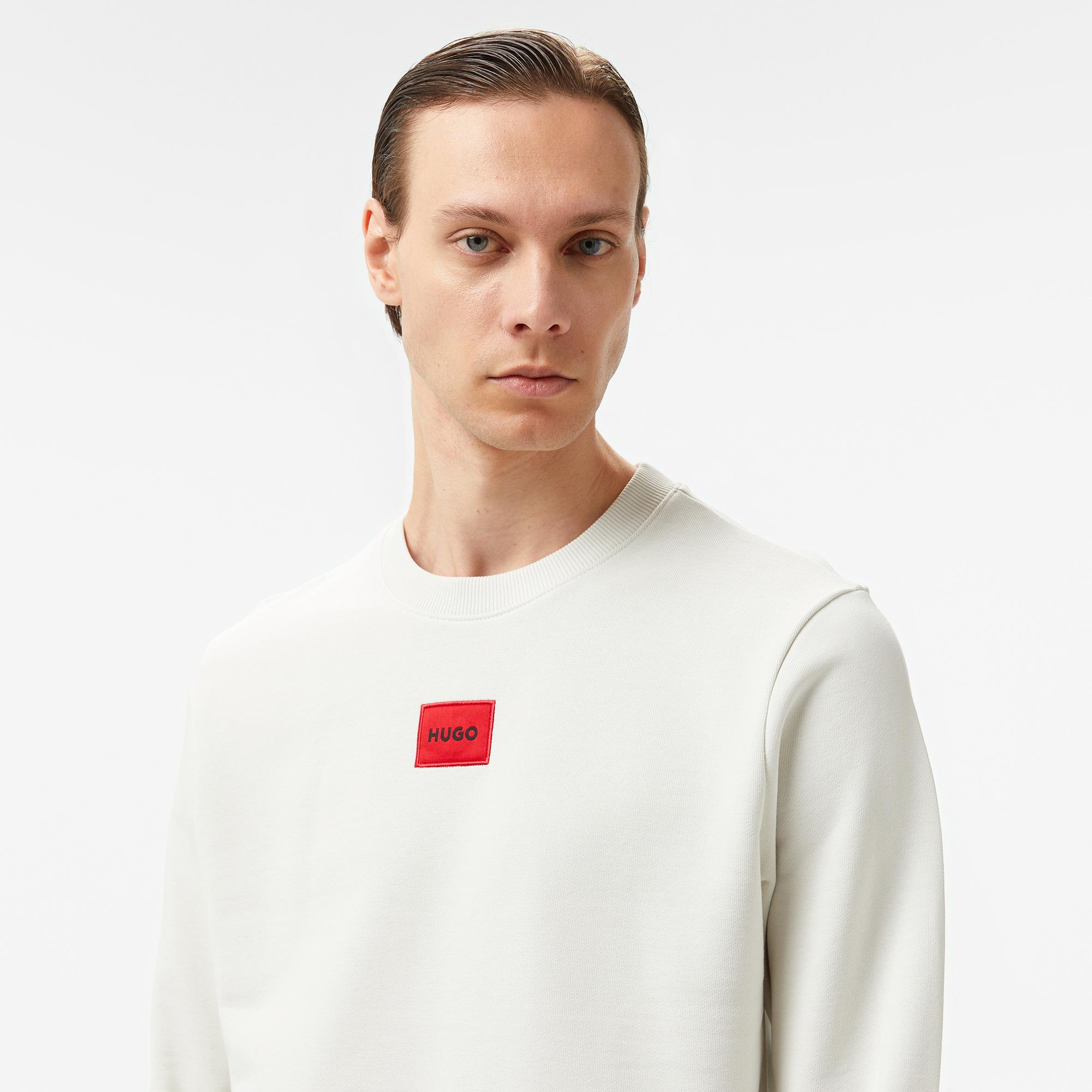 Hugo Diragol 212 Erkek Beyaz Sweatshirt