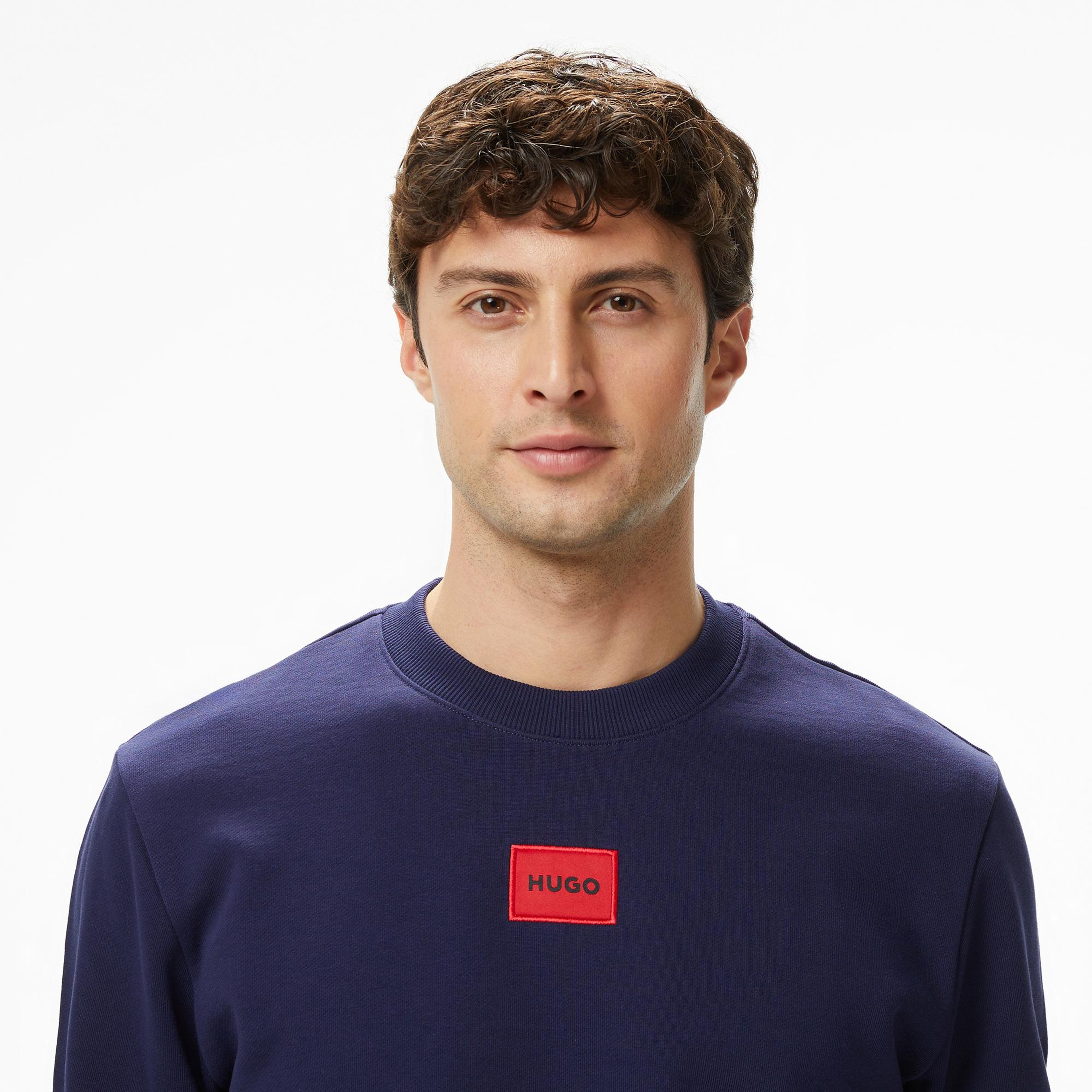 Hugo Diragol 212 Erkek Lacivert Sweatshirt