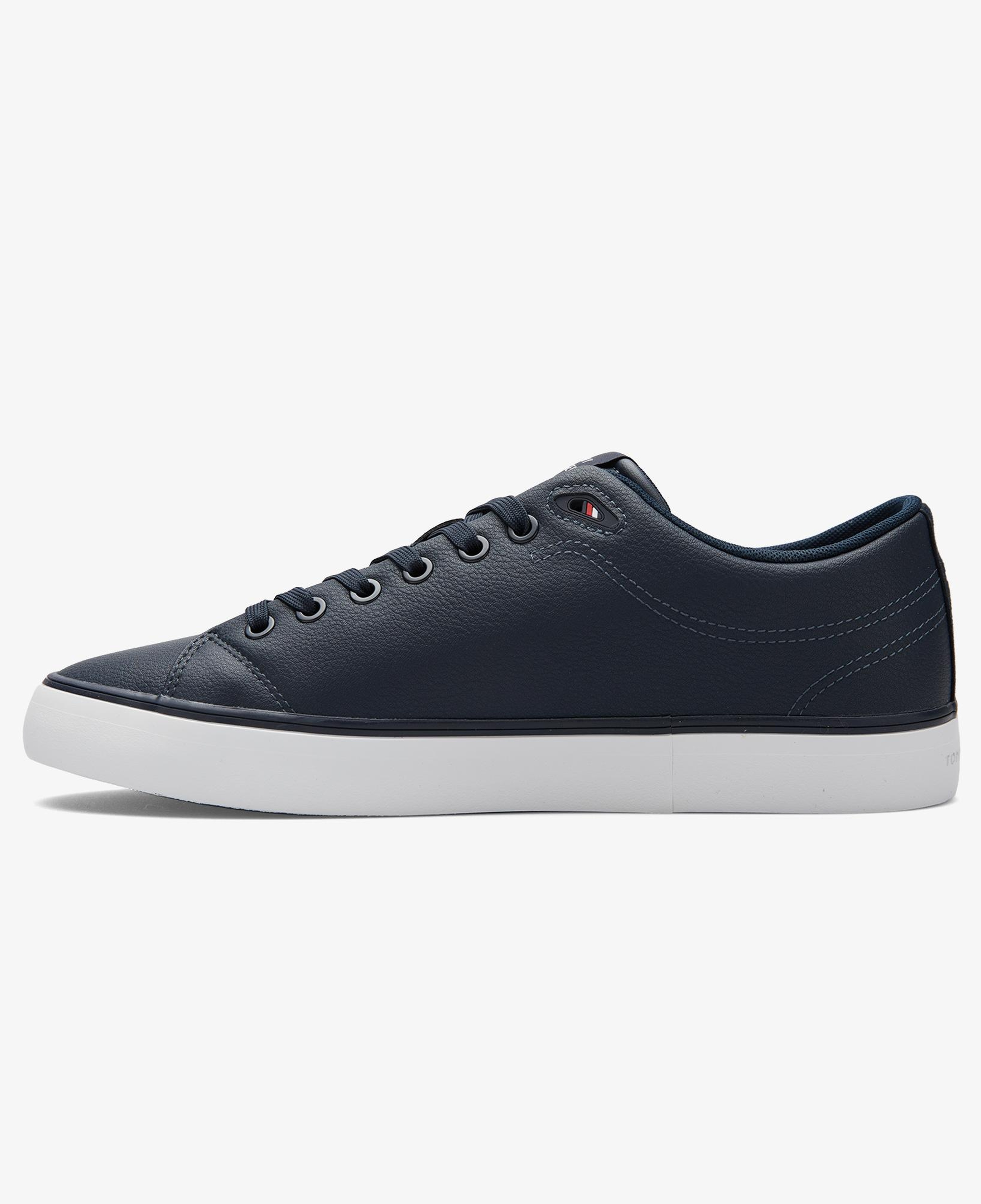 Tommy Hilfiger Hi Vulc Erkek Lacivert Sneaker