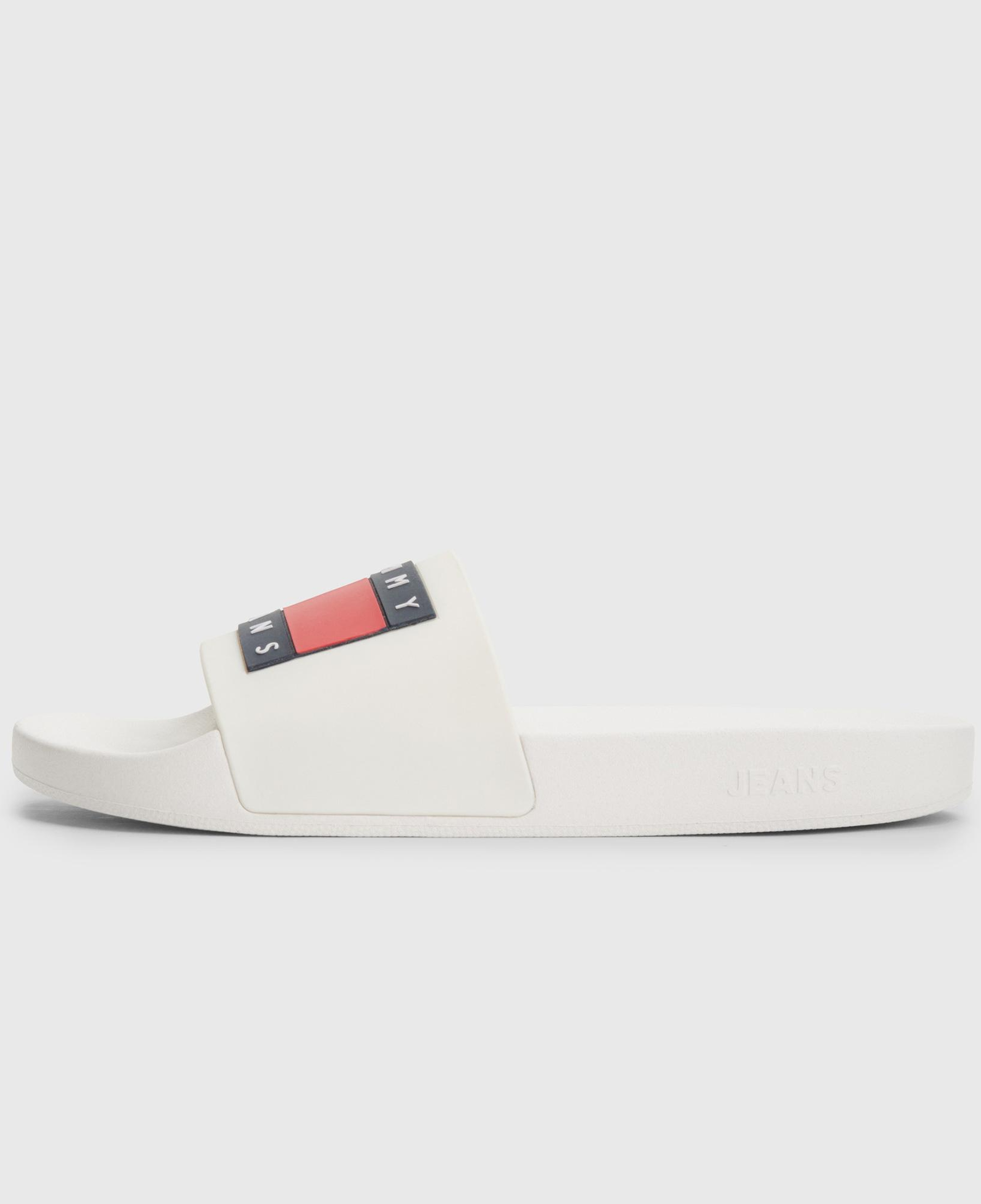 Tommy Hilfiger Aqua Erkek Beyaz Terlik