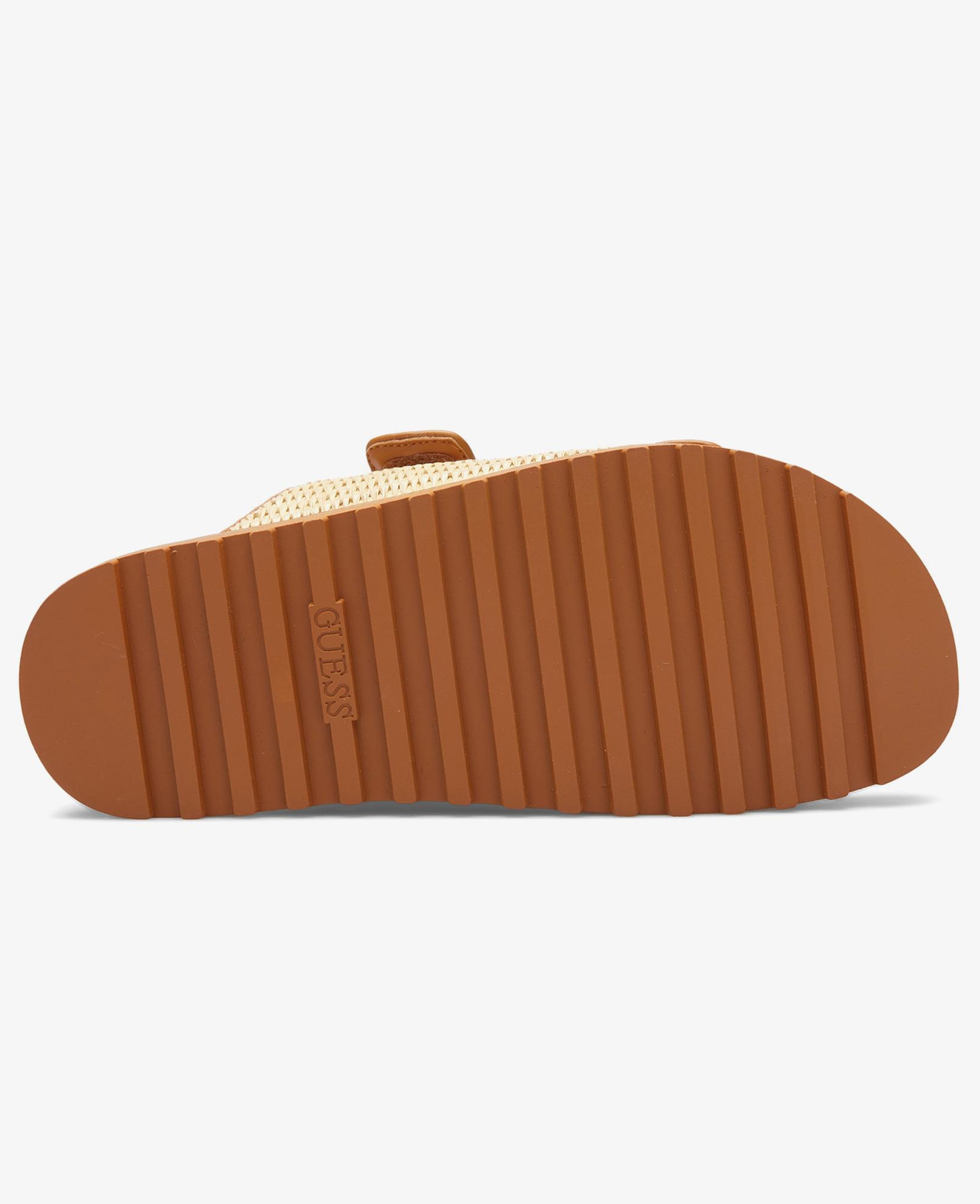 Guess Fadelizeide Printed Fabric Kadın Bej Terlik