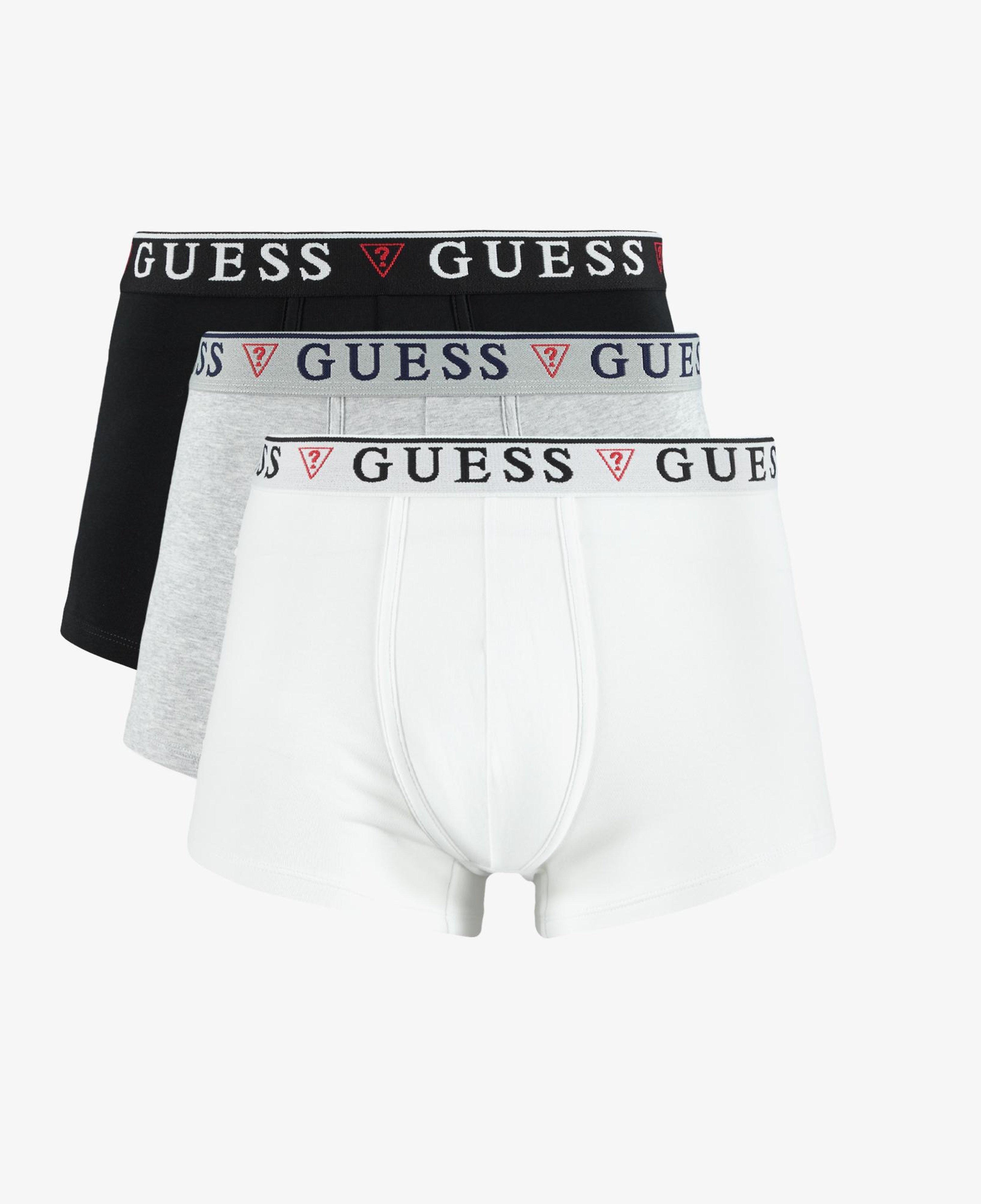 Guess Erkek Beyaz 3'lü Boxer Set