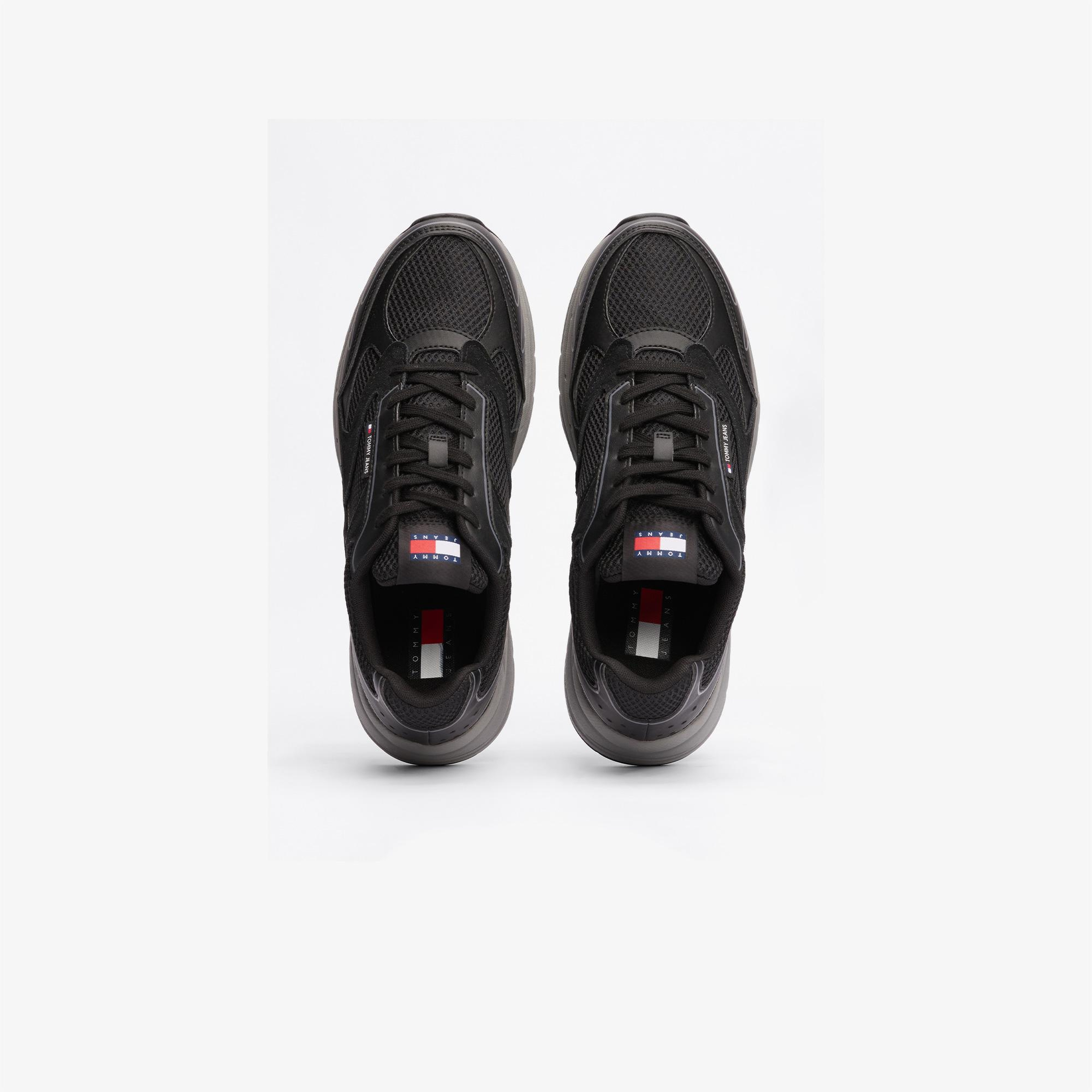 Tommy Hilfiger Erkek Siyah Sneaker