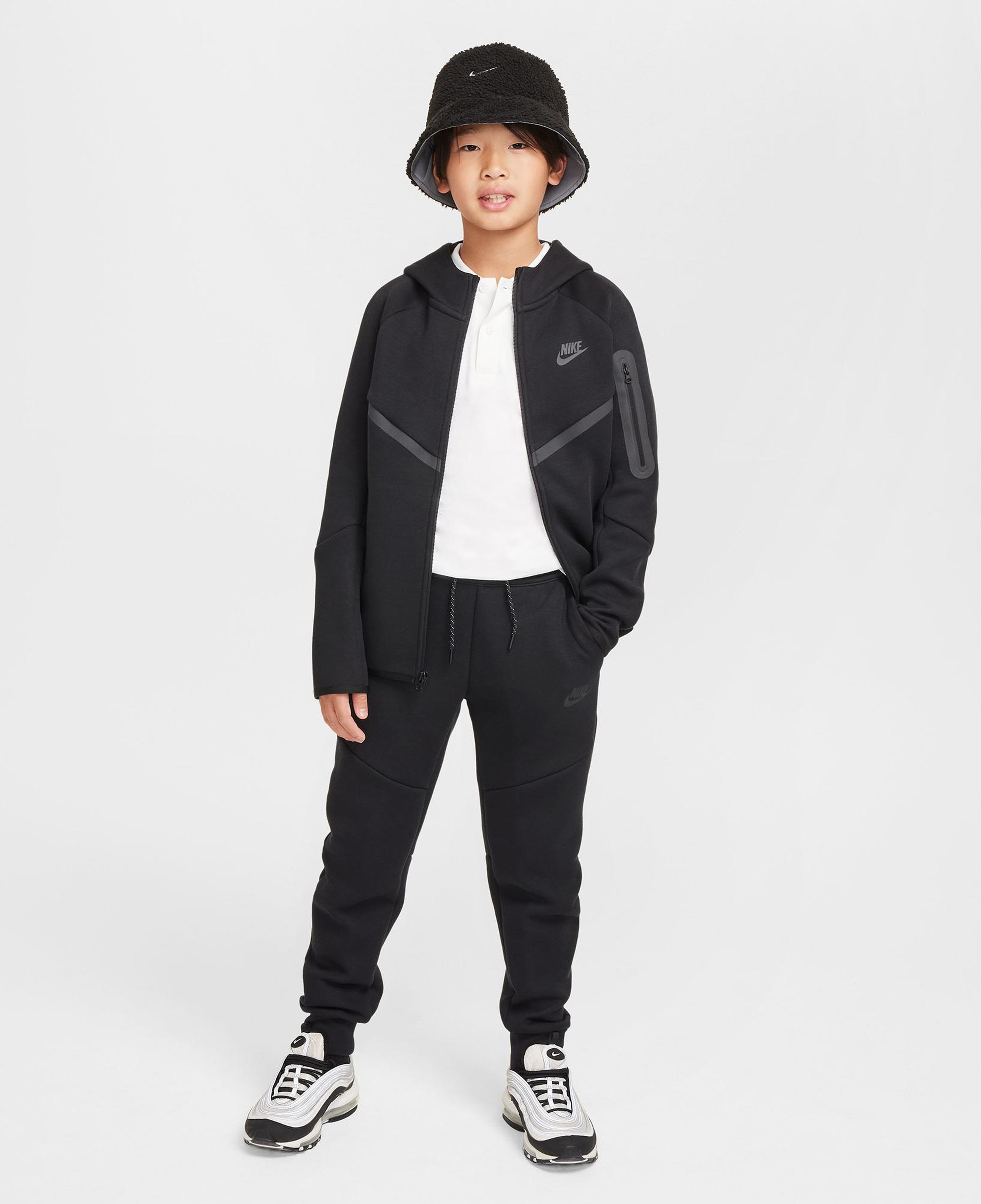 Nike Sportswear Tech Fleece Çocuk Siyah Eşofman Üstü