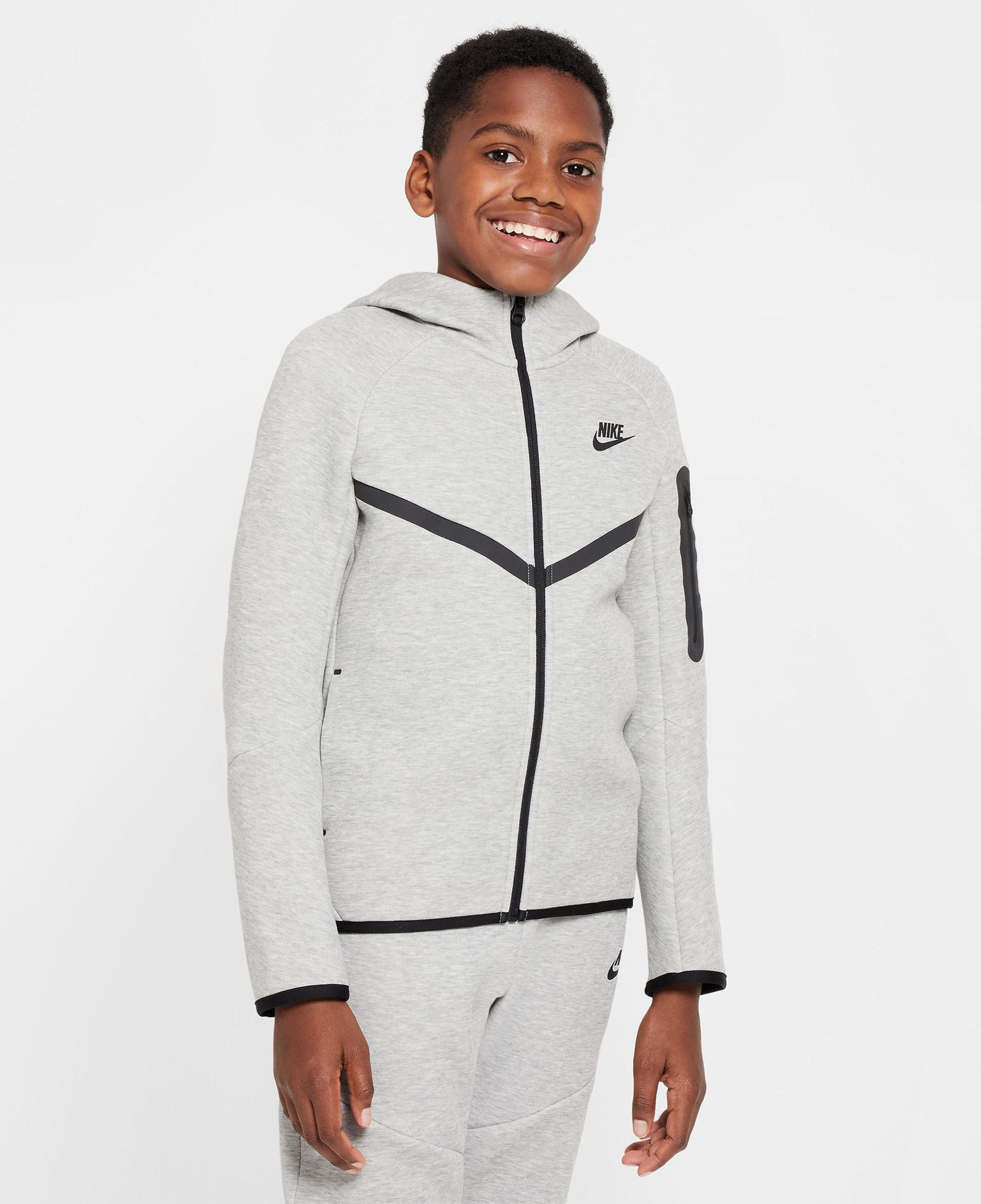 Nike Sportswear Tech Fleece Çocuk Gri Eşofman Üstü