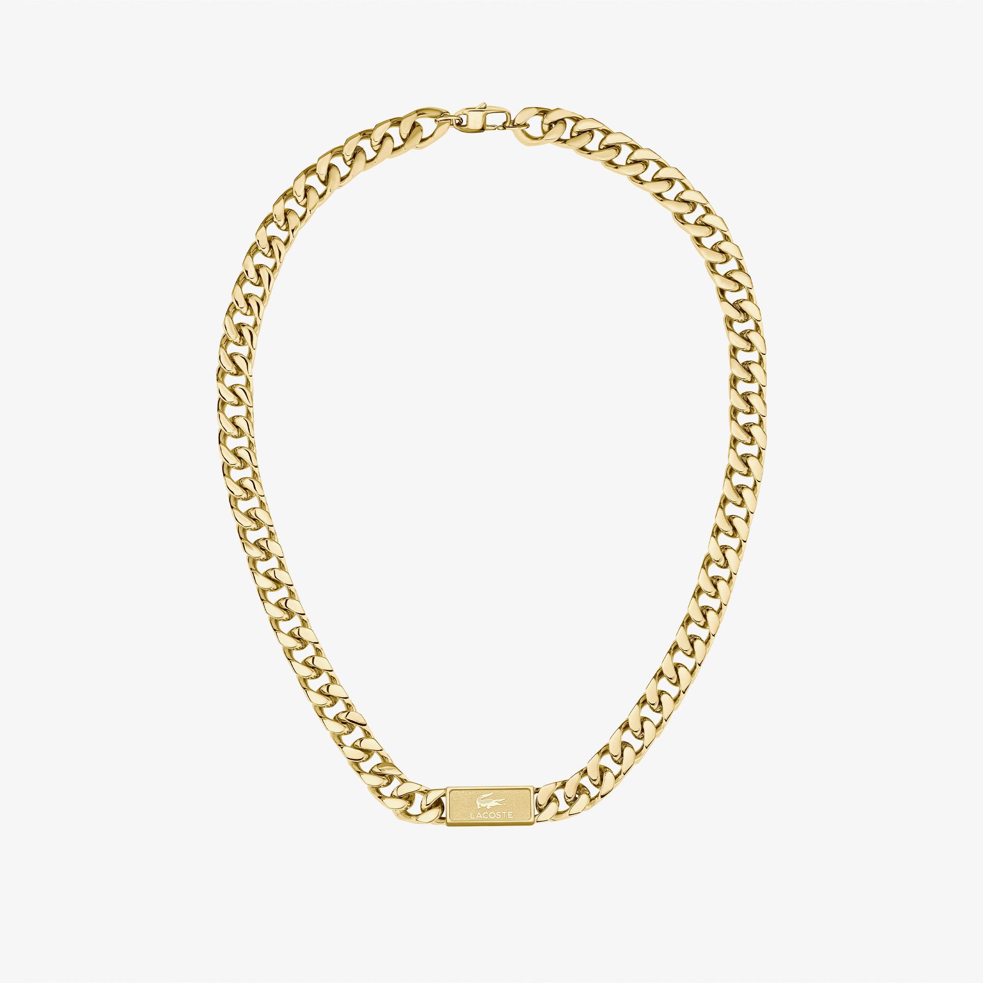 Lacoste Erkek Sarı Kolye