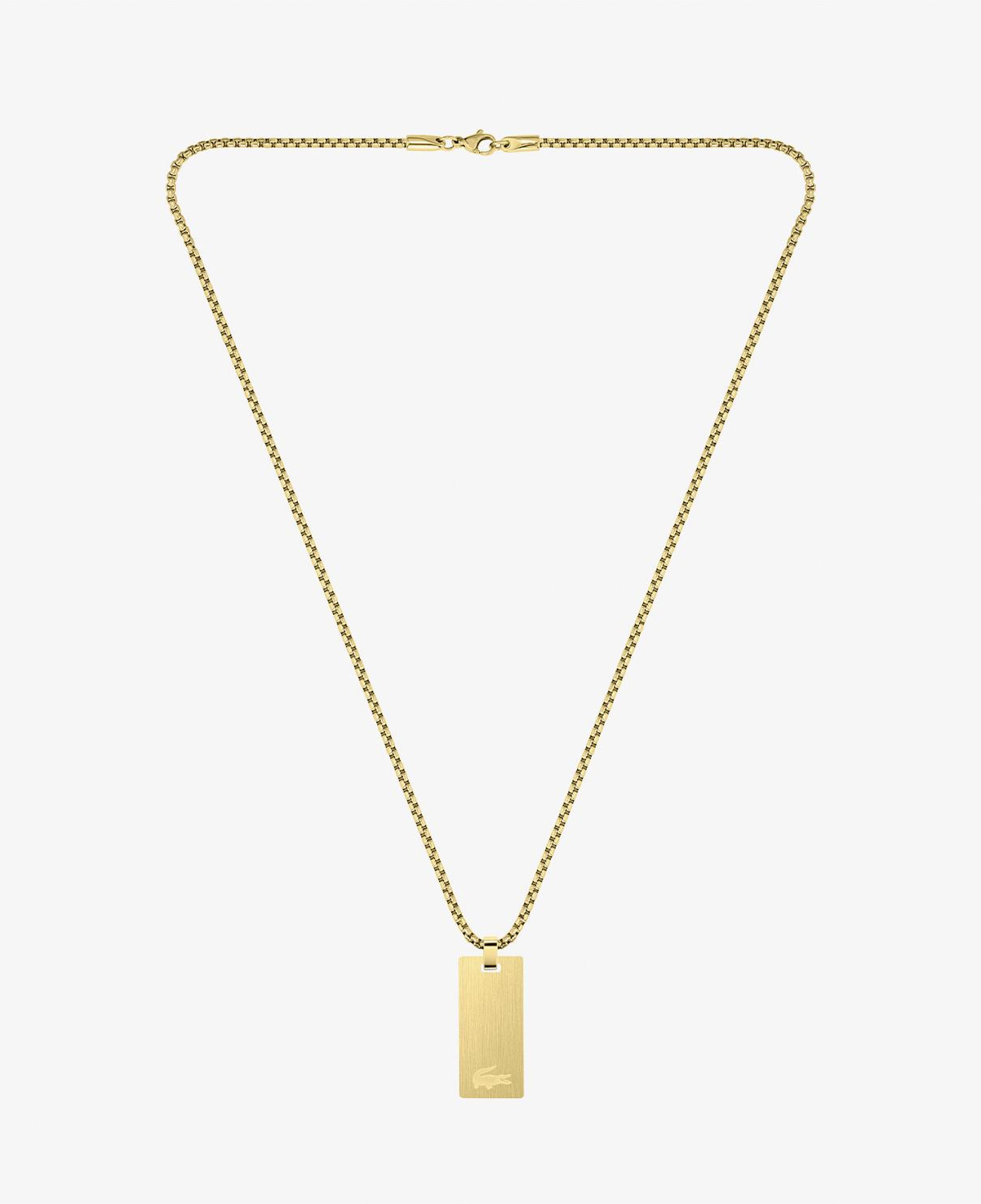 Lacoste Adventurer Erkek Sarı Kolye