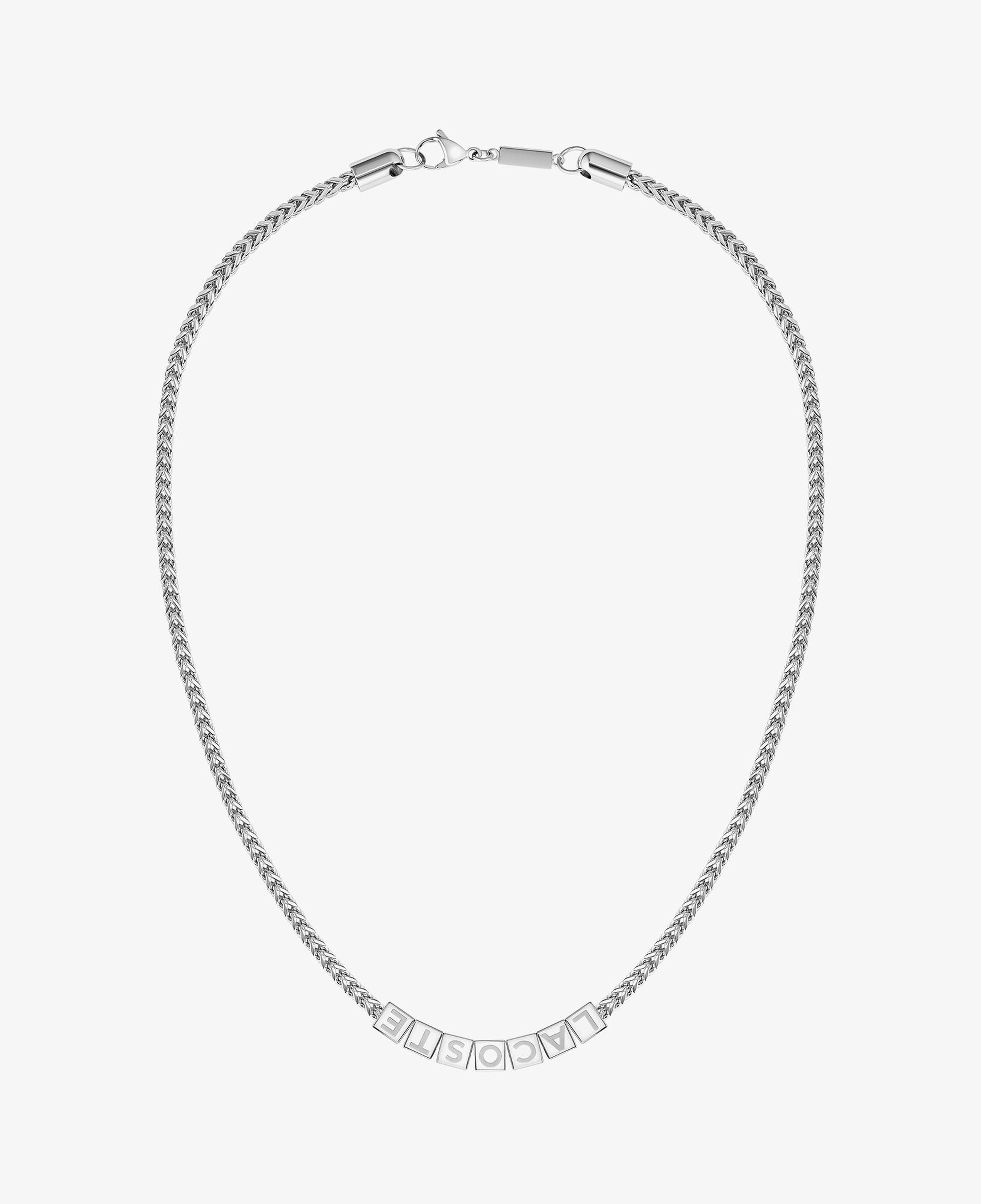 Lacoste Script Erkek Gri Kolye